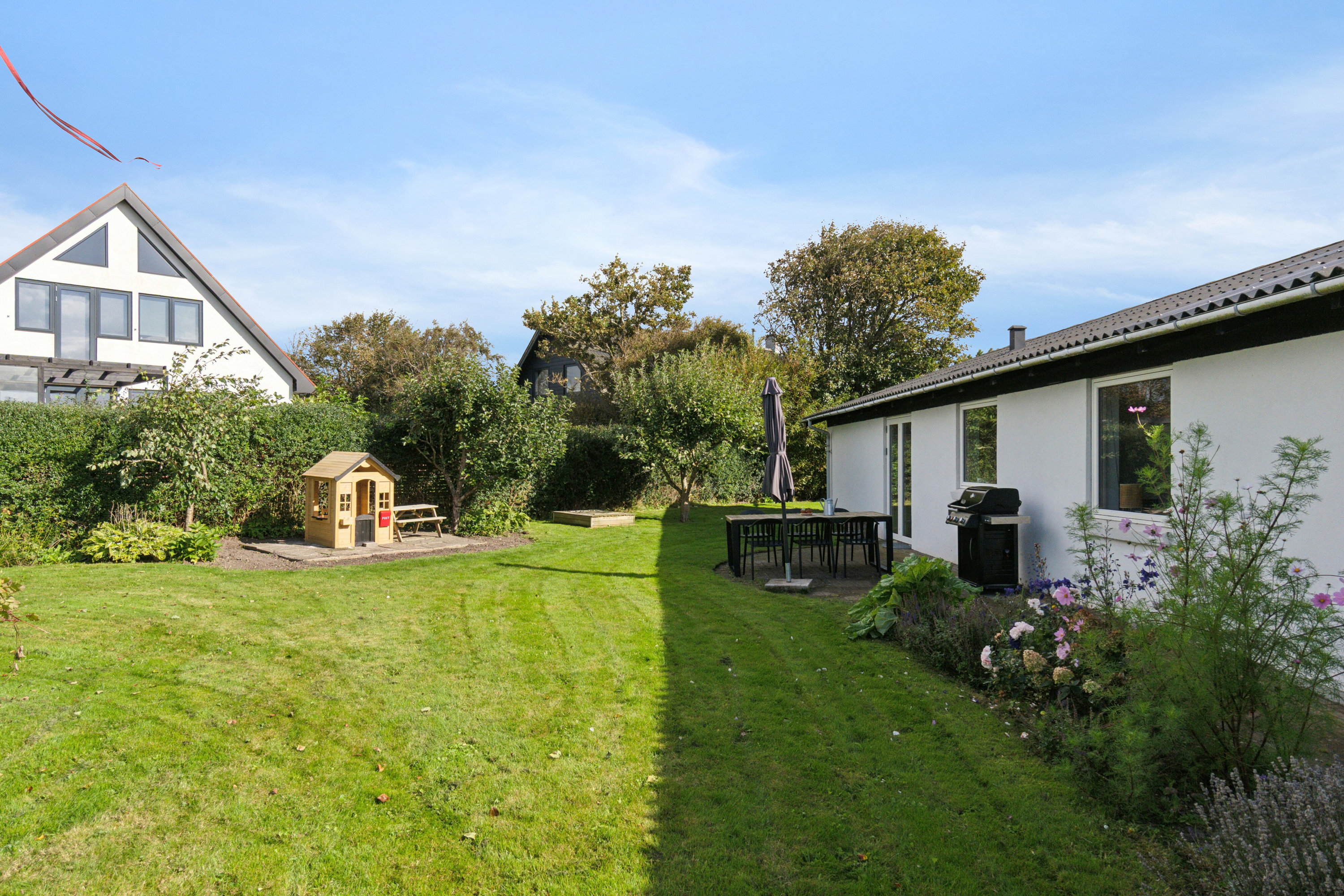 Fremhævet set fra haven billede i fuldskærmstilstand. Billede af Mallevej 10, Sennels, 7700 Thisted