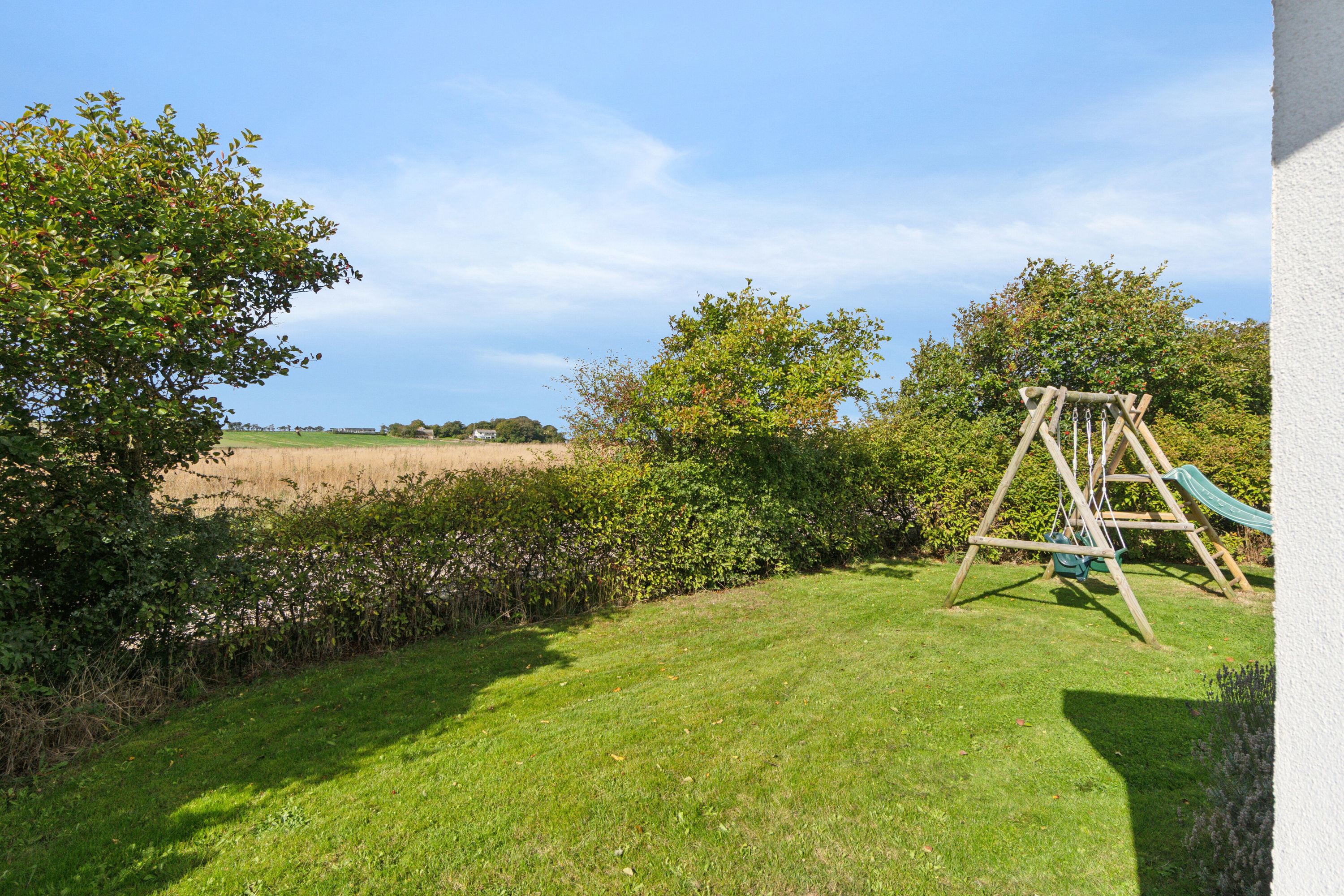 Fremhævet set fra haven billede i fuldskærmstilstand. Billede af Mallevej 10, Sennels, 7700 Thisted