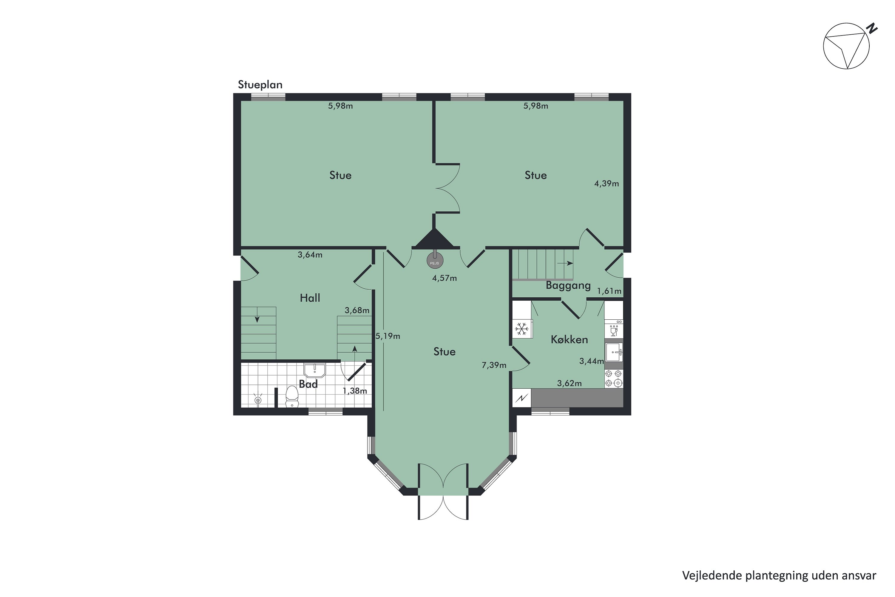 Plantegninger billede af Resenvej 14, 7800 Skive