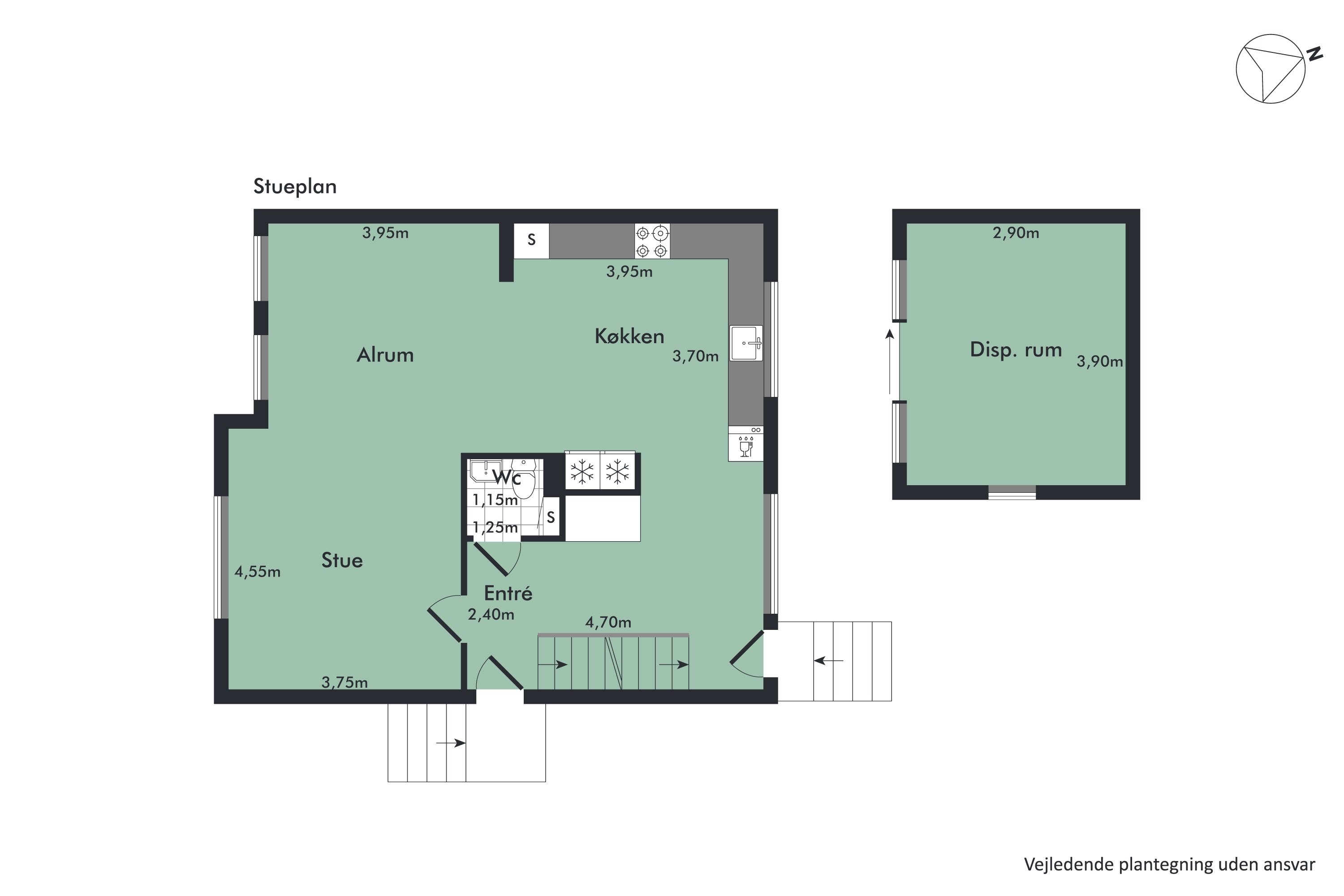 Plantegninger billede af Klostermarken 20, 9000 Aalborg