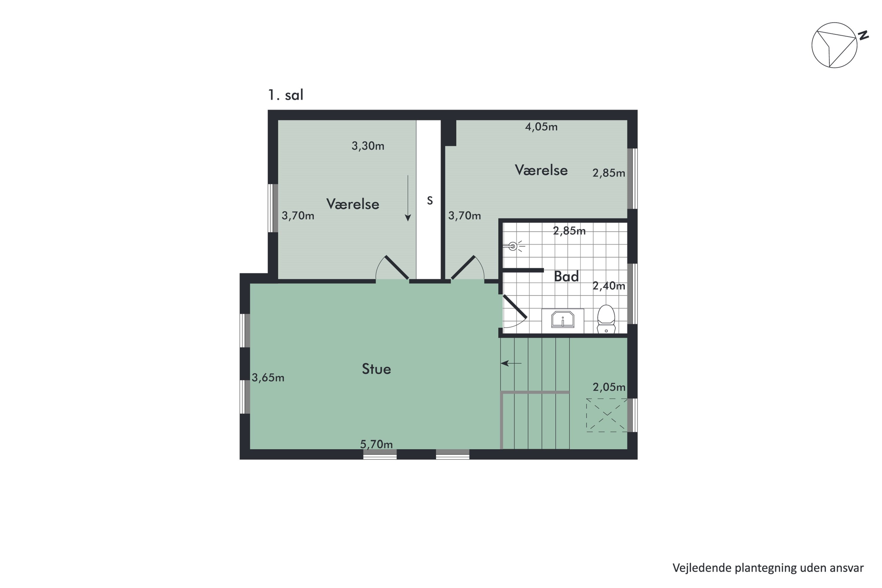 Plantegninger billede af Klostermarken 20, 9000 Aalborg