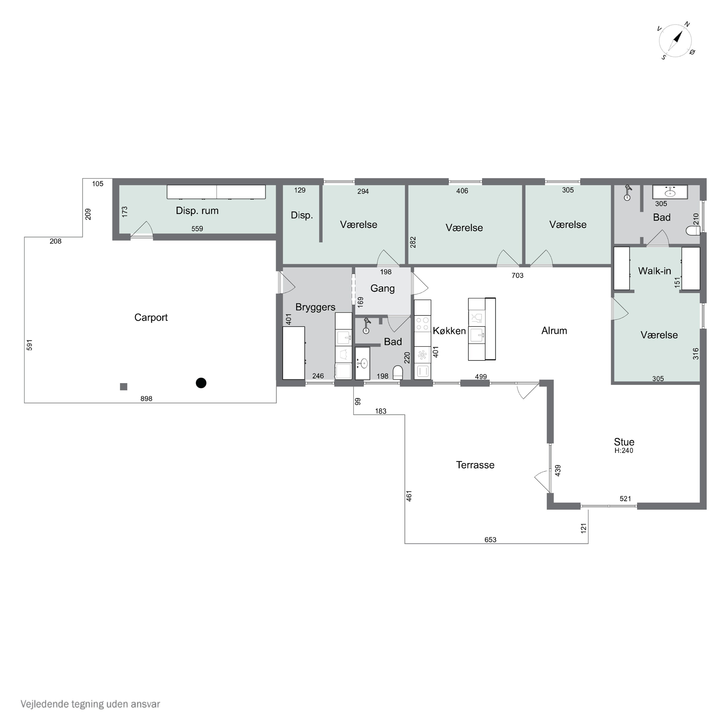 Plantegninger billede af Remmerslund Skovby 14, 8722 Hedensted
