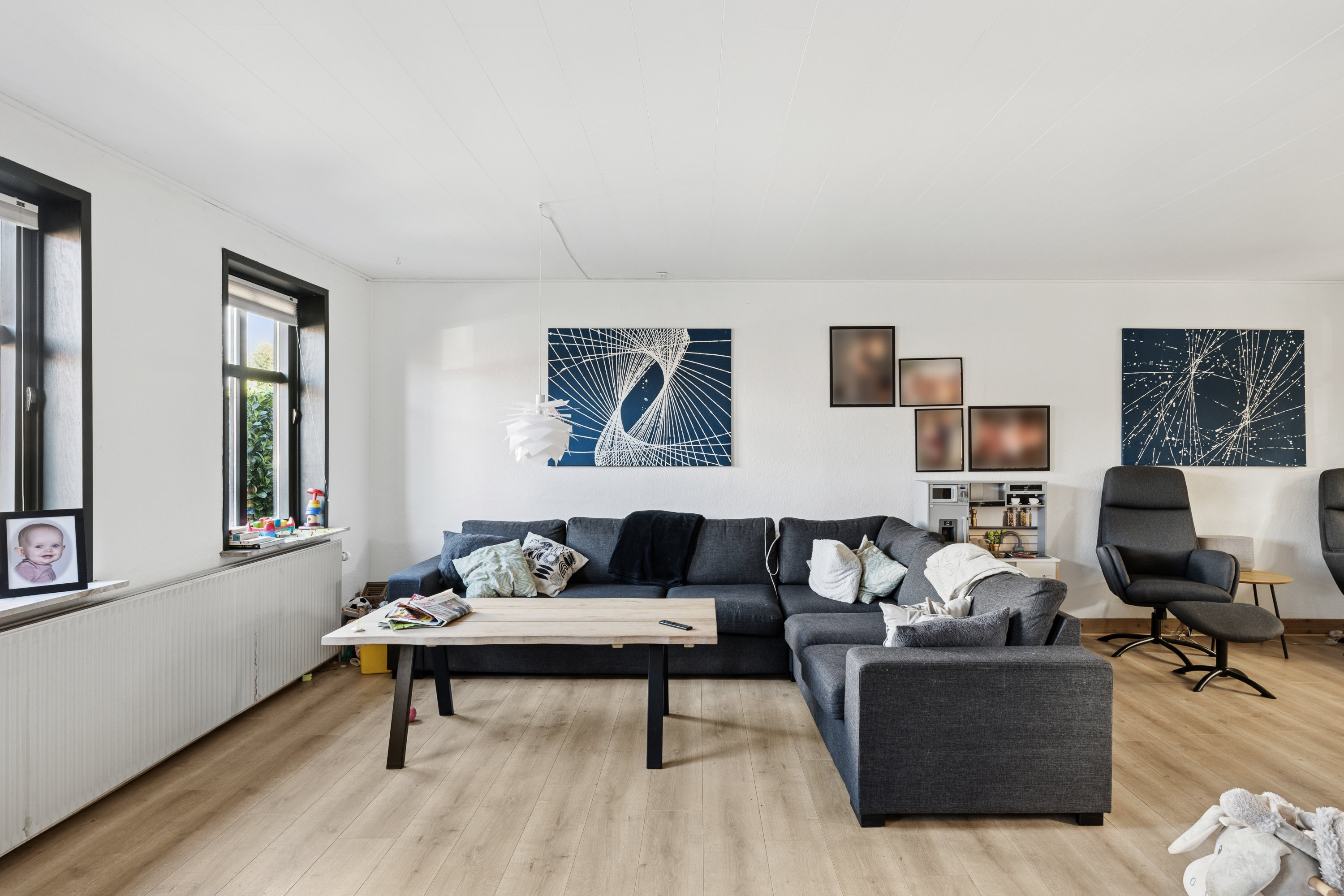 Fremhævet stue billede i fuldskærmstilstand. Billede af Østergade 18, Ørum, 8830 Tjele