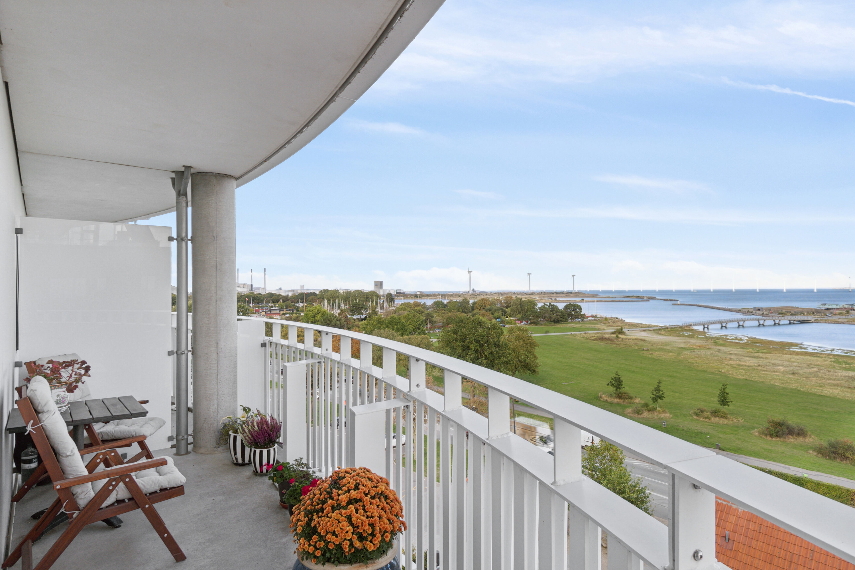 Fremhævet altan billede i fuldskærmstilstand. Billede af Amager Strandvej 110B, 6. tv., 2300 København S