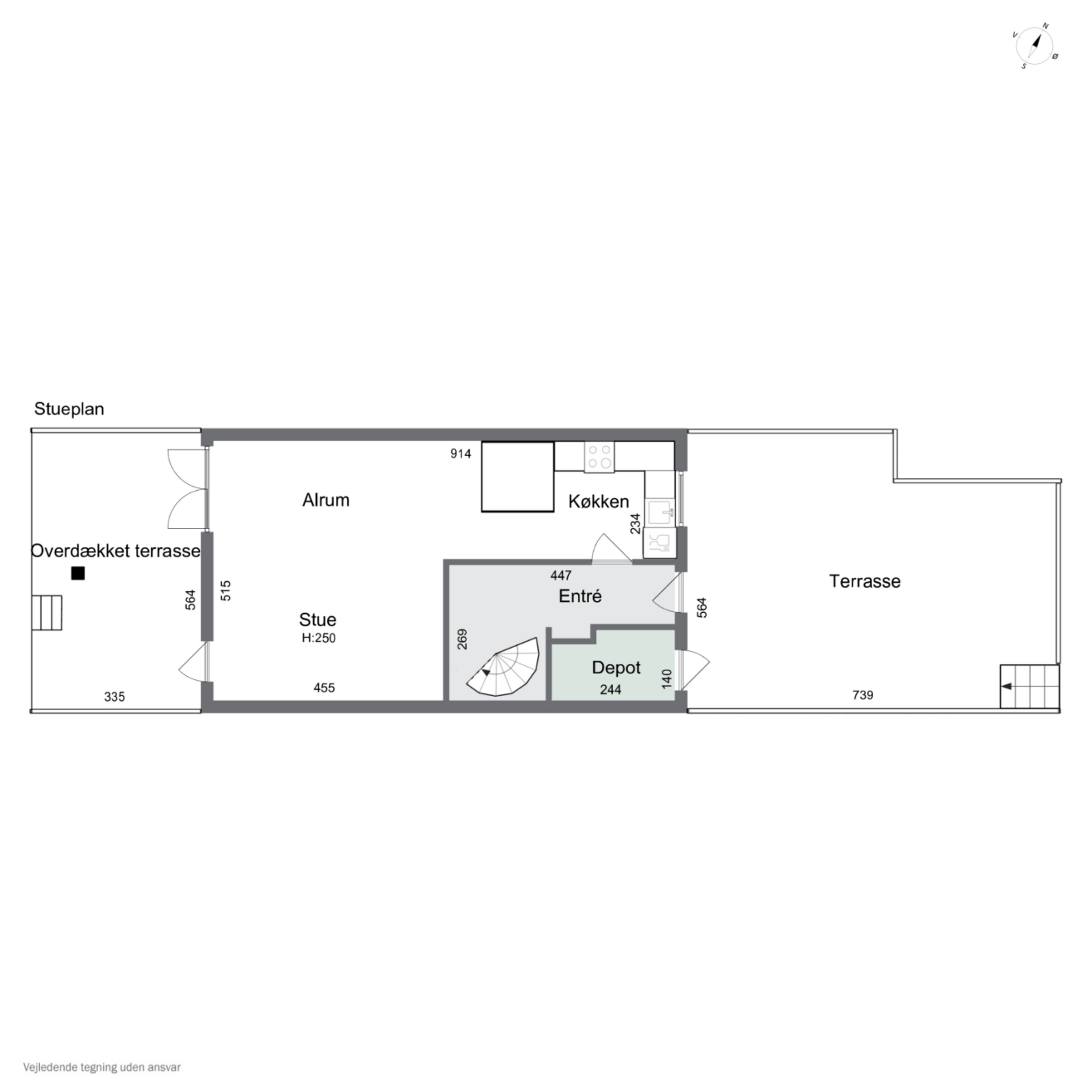 Plantegninger billede af Holmekrogen 24, 2830 Virum