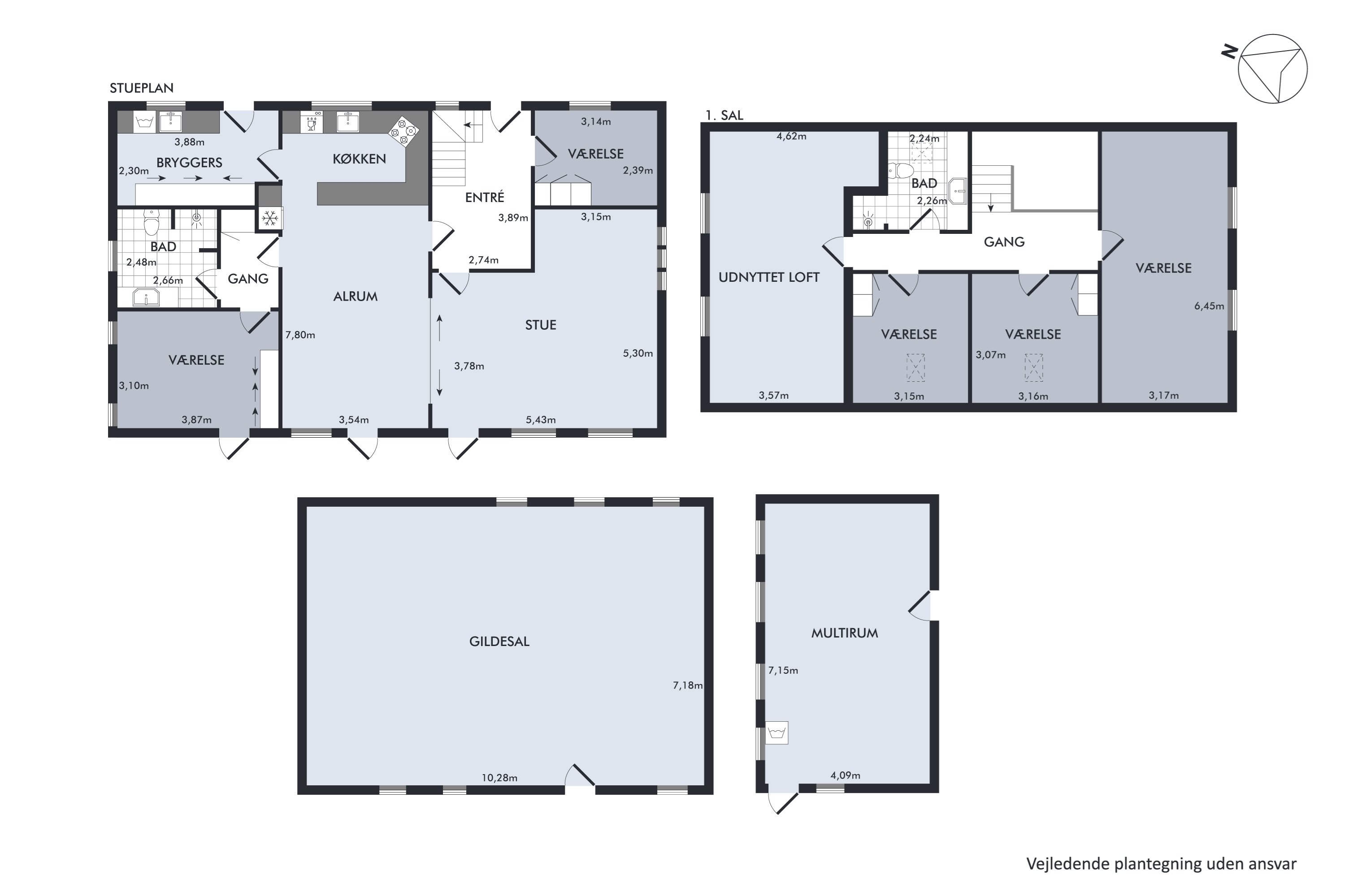 Plantegninger billede af Koldingvej 85, Kalvslund, 6760 Ribe
