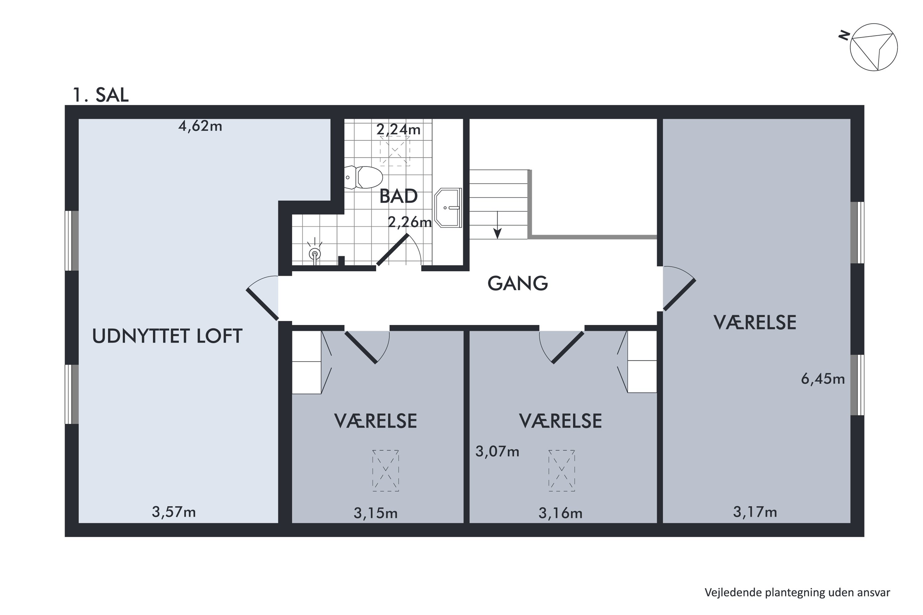 Plantegninger billede af Koldingvej 85, Kalvslund, 6760 Ribe