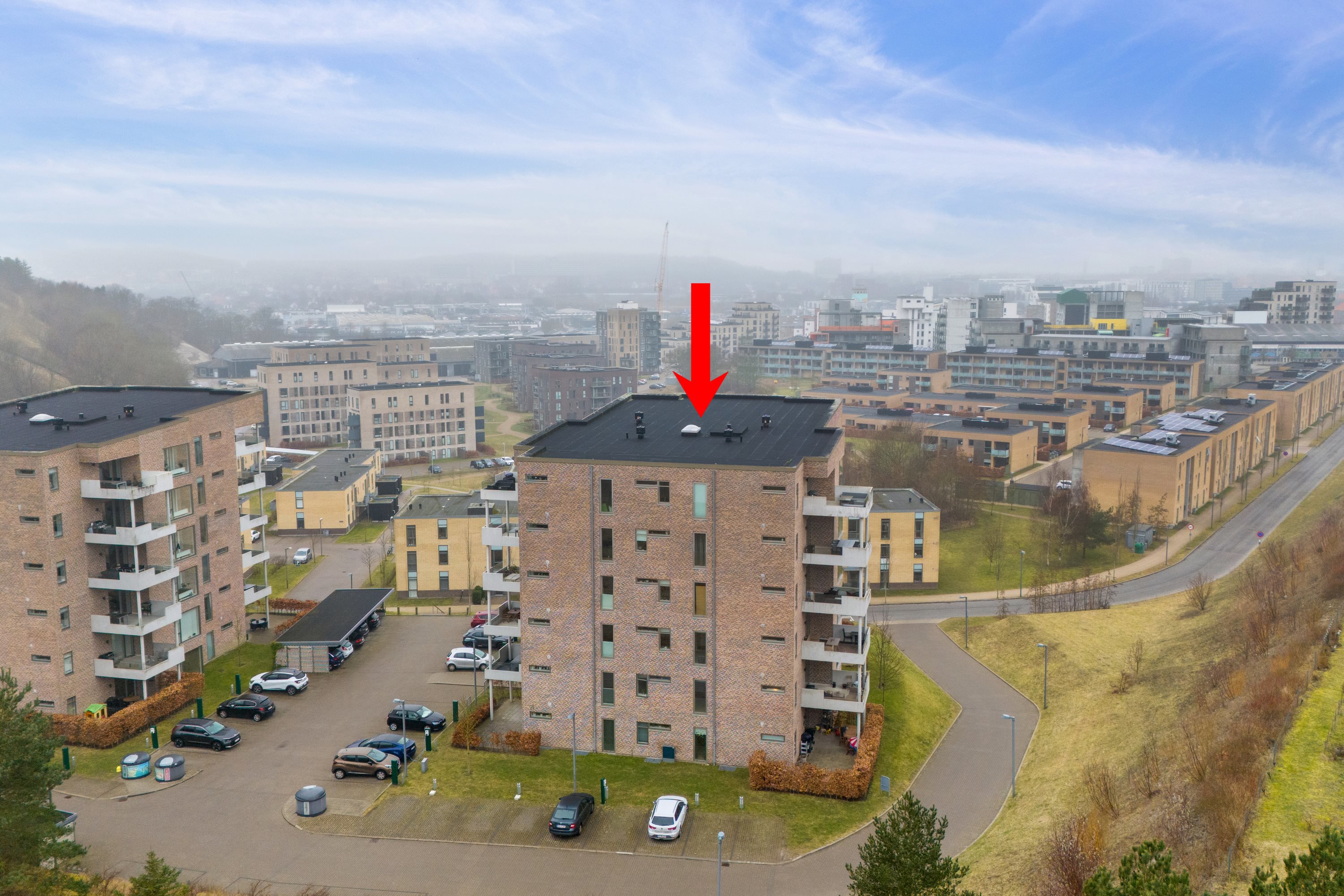 Fremhævet ejendommen billede i fuldskærmstilstand. Billede af Kridtsløjfen 21, 1. 2., 9000 Aalborg