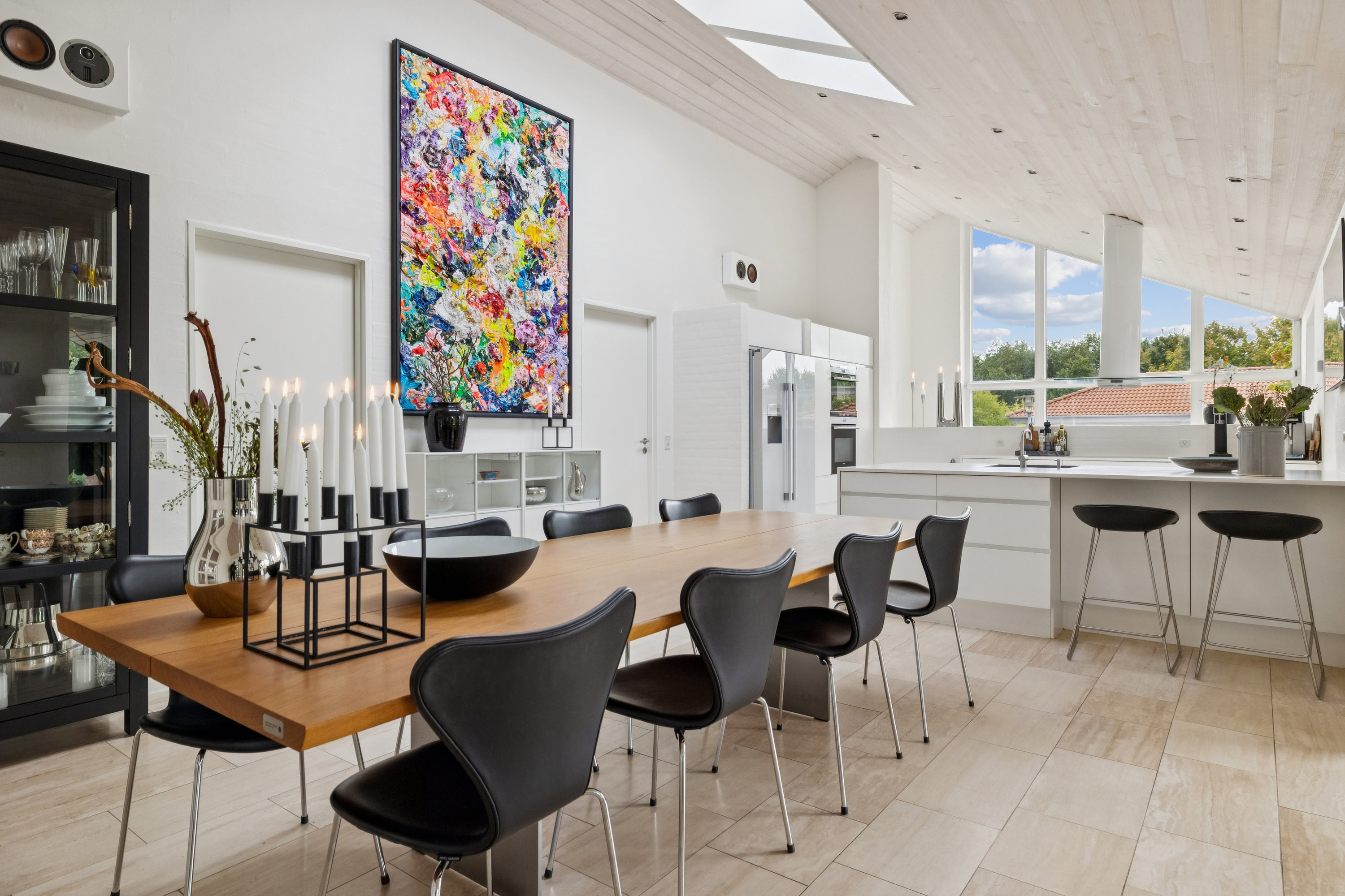 Fremhævet køkken/alrum billede i fuldskærmstilstand. Billede af Bævervej 18, 8660 Skanderborg