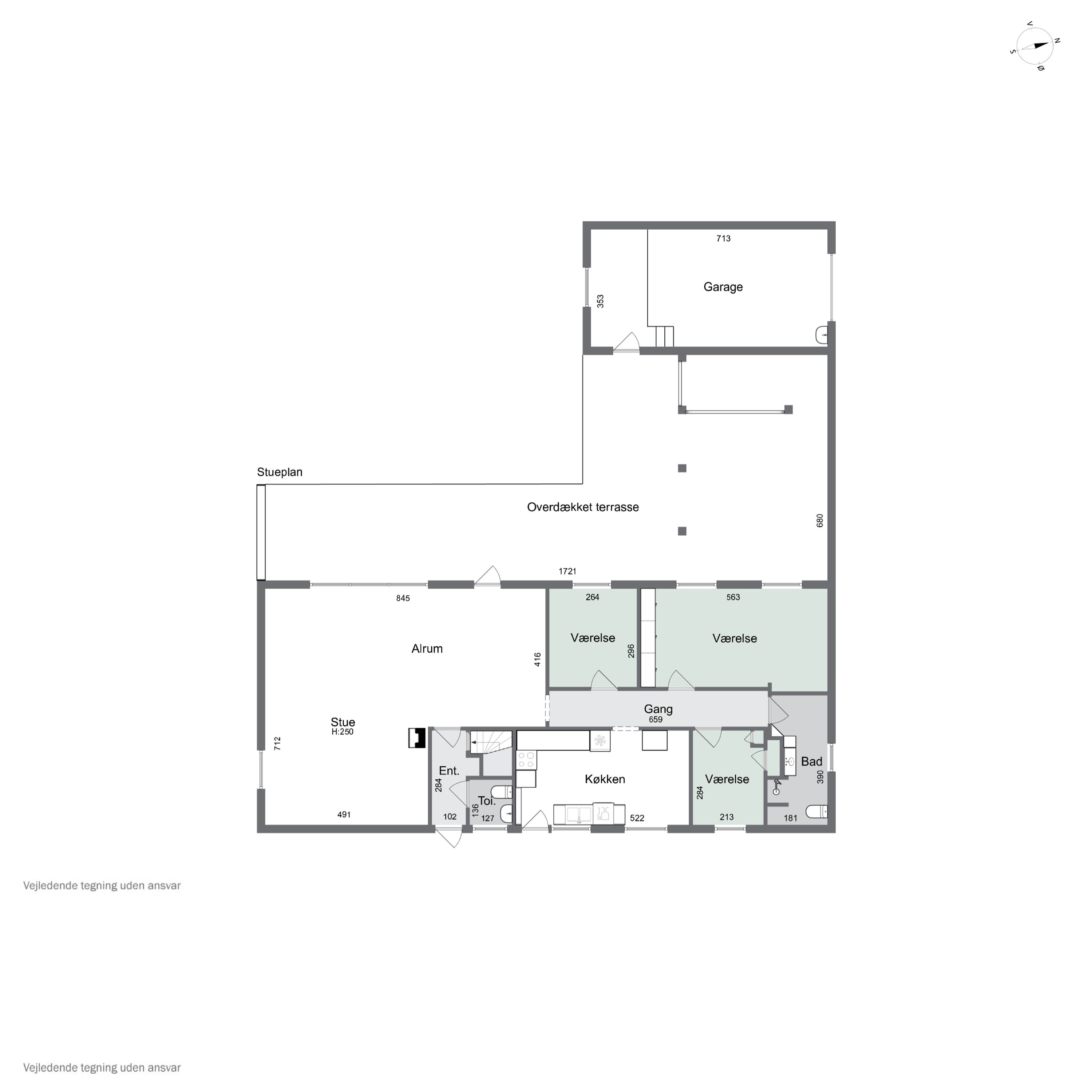 Plantegninger billede af Rådalsvej 58, 4040 Jyllinge