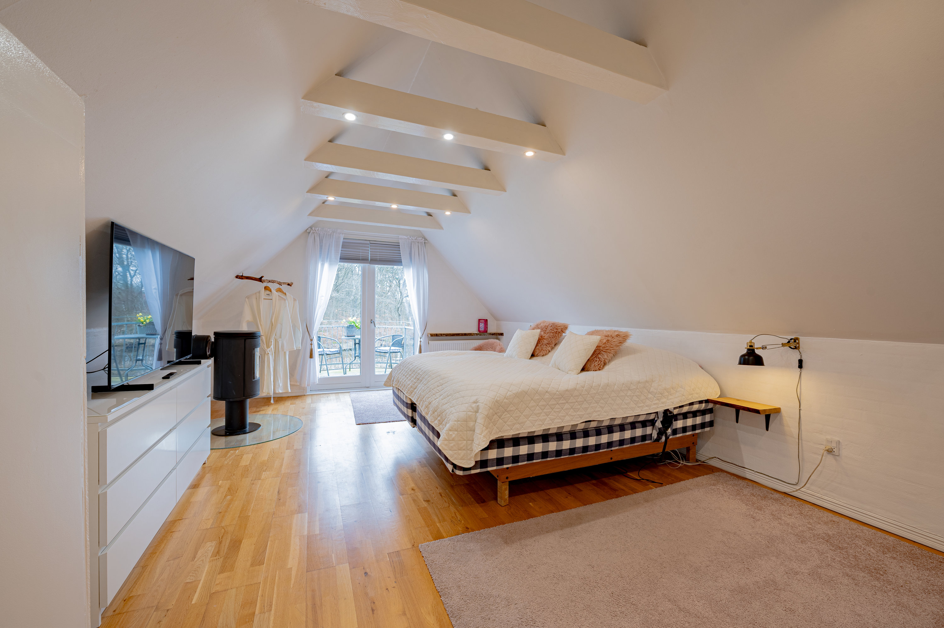 Fremhævet soveværelse billede i fuldskærmstilstand. Billede af Lysbrogade 12, 8600 Silkeborg