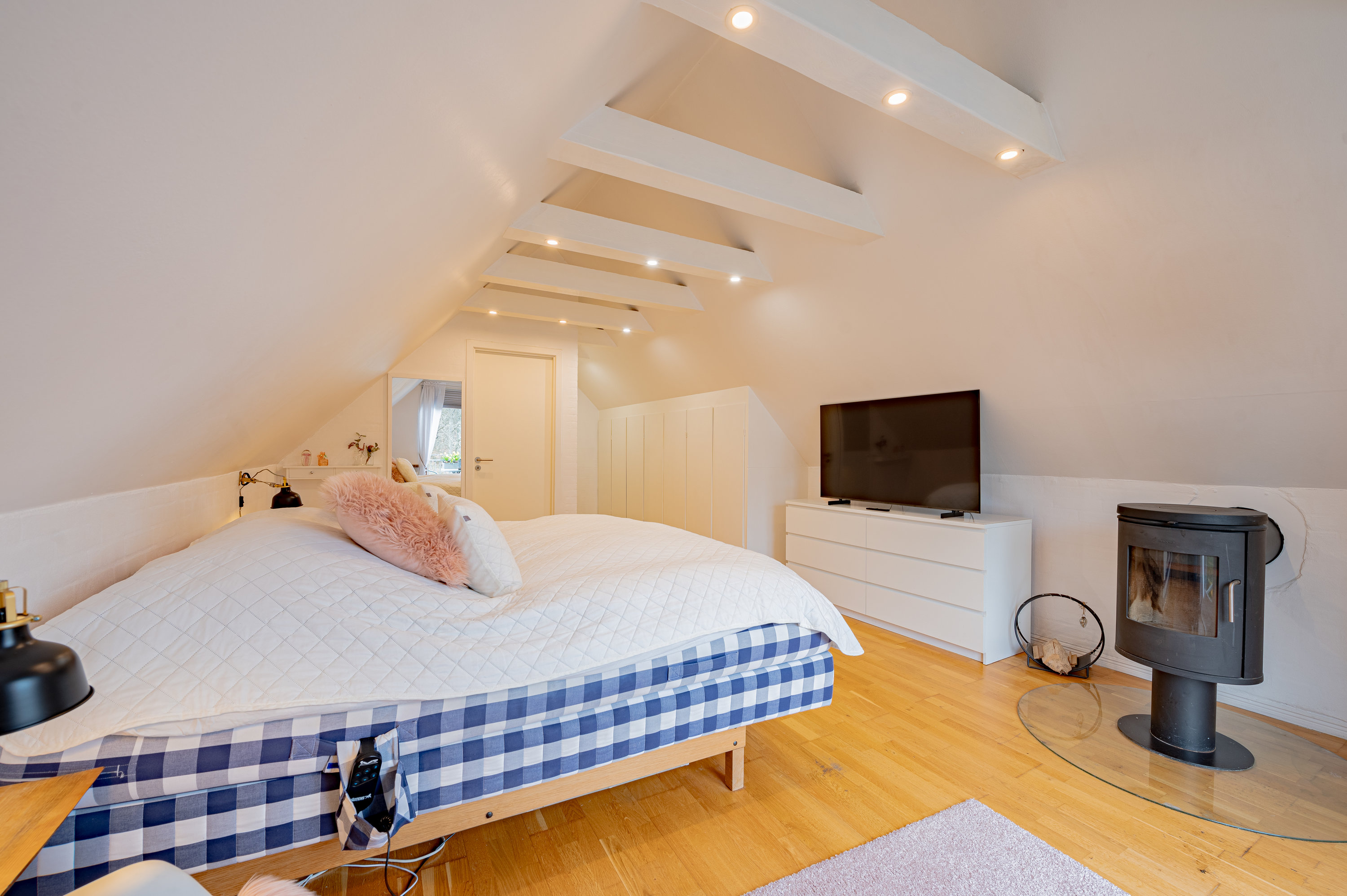 Fremhævet soveværelse billede i fuldskærmstilstand. Billede af Lysbrogade 12, 8600 Silkeborg