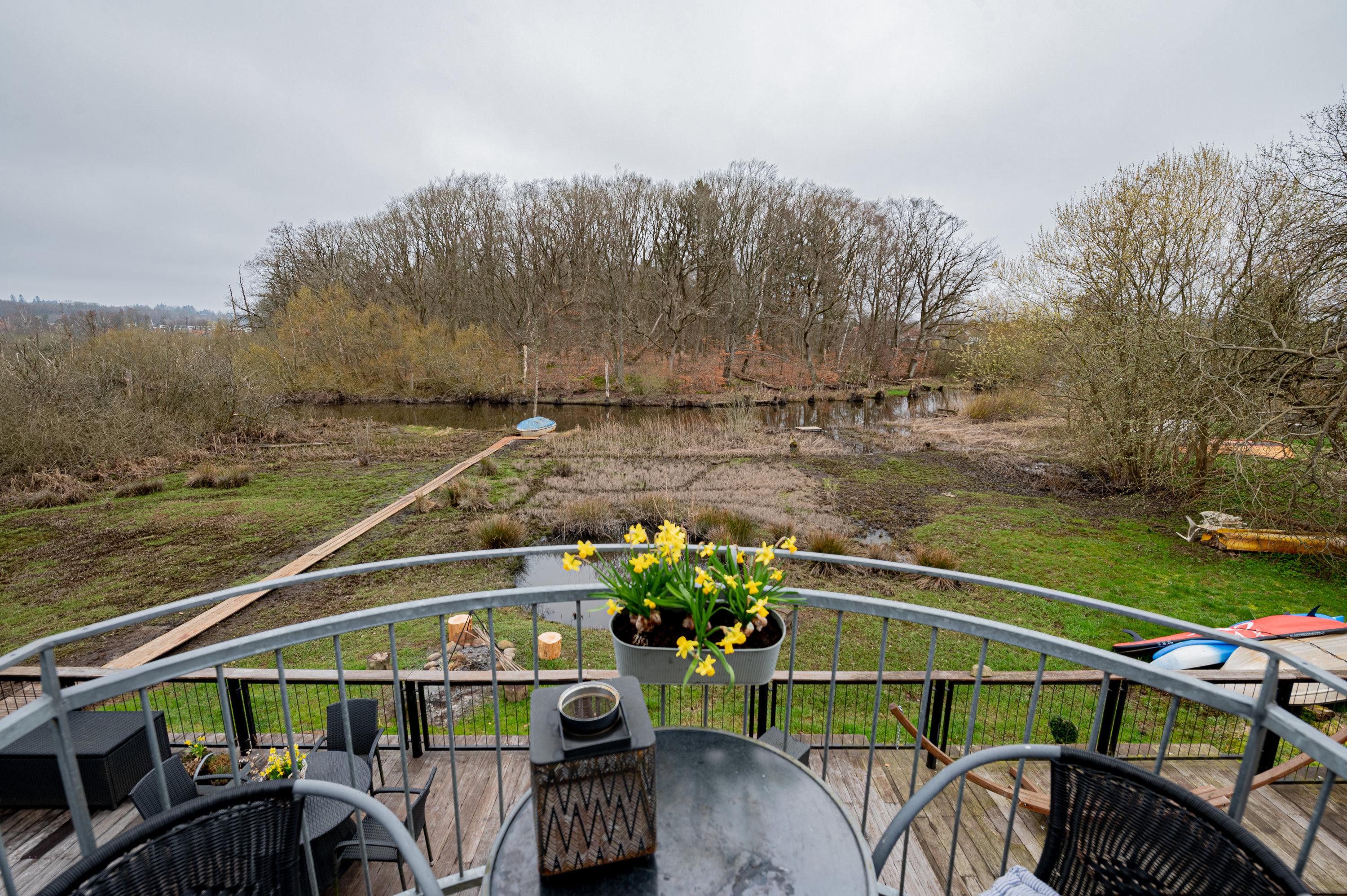 Fremhævet udsigt til haven billede i fuldskærmstilstand. Billede af Lysbrogade 12, 8600 Silkeborg