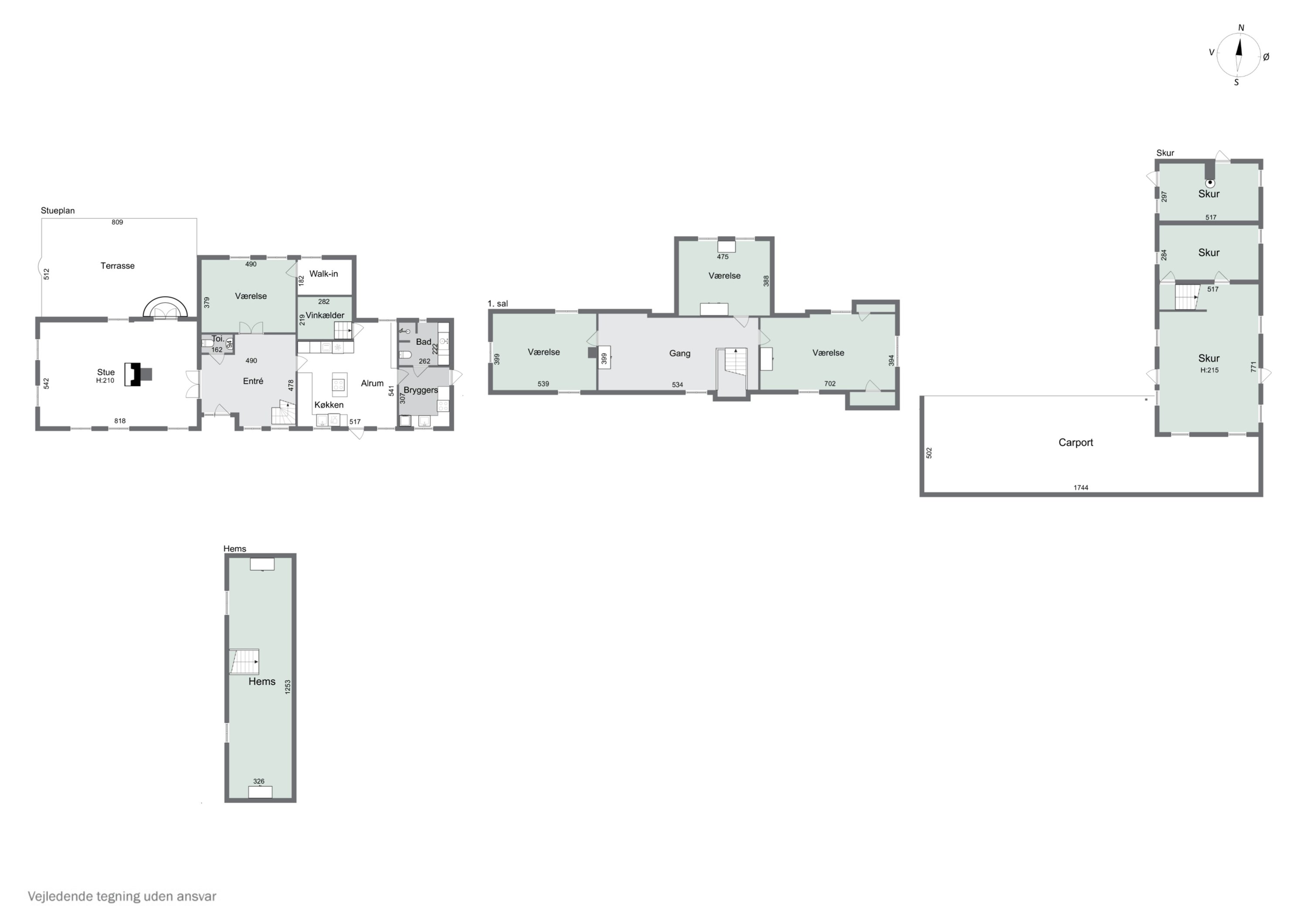 Plantegninger billede af Møllehusvej 17, Smerup, 4653 Karise