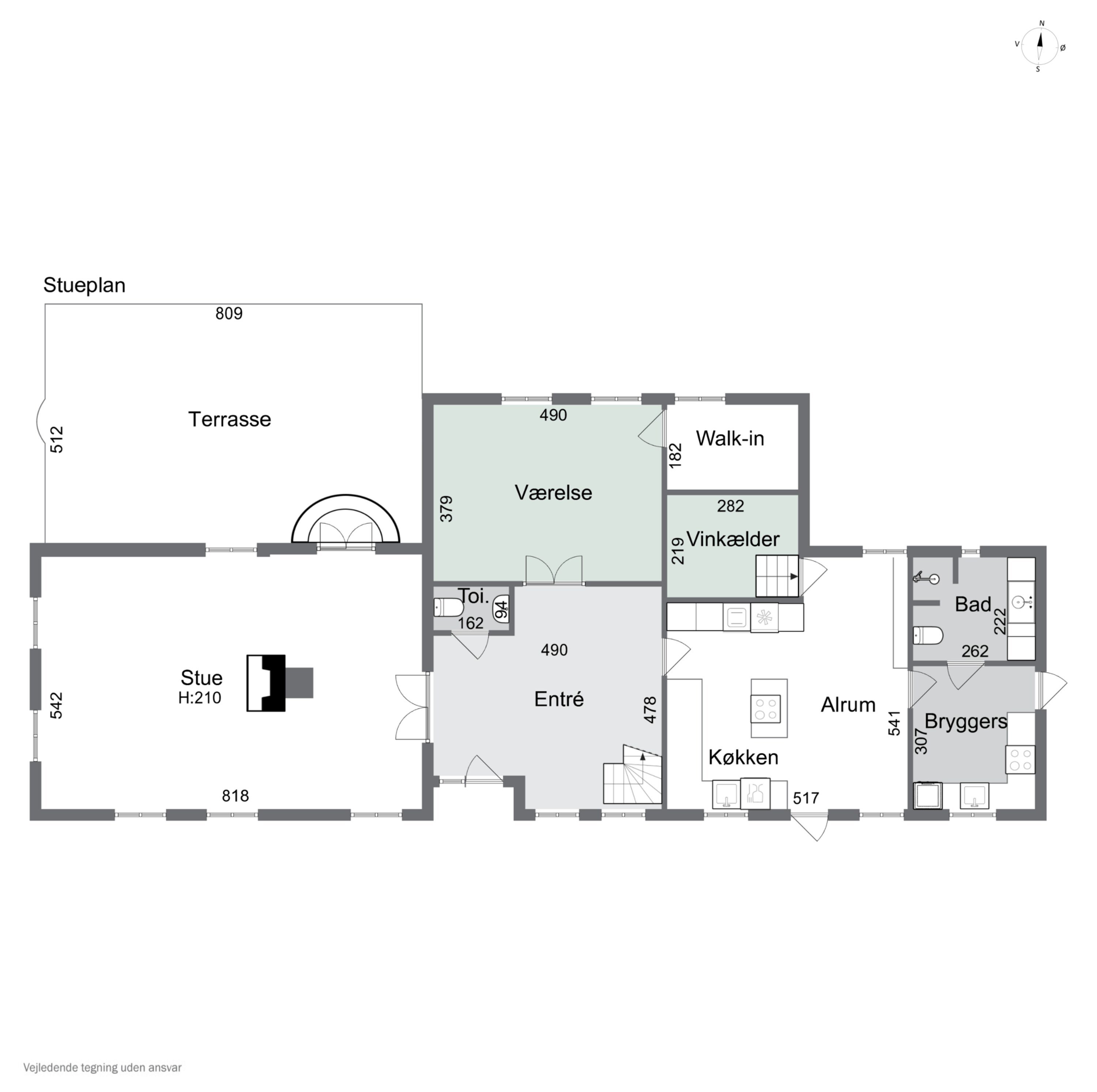 Plantegninger billede af Møllehusvej 17, Smerup, 4653 Karise