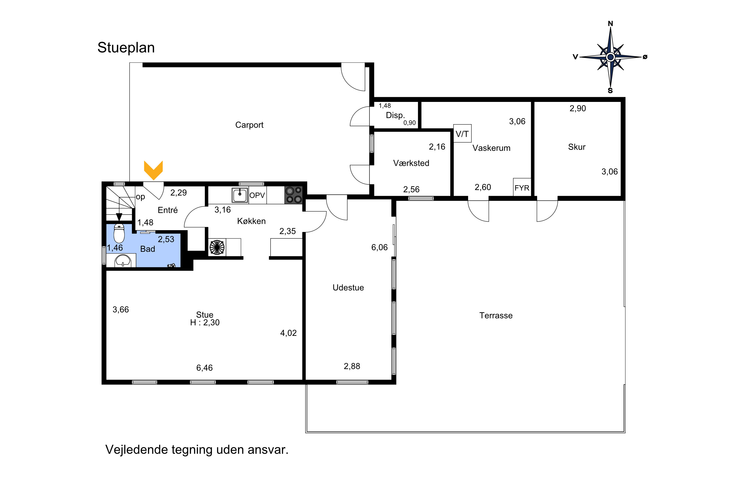 Plantegninger billede af Vandbækvej 27, Uggelhuse, 8960 Randers SØ