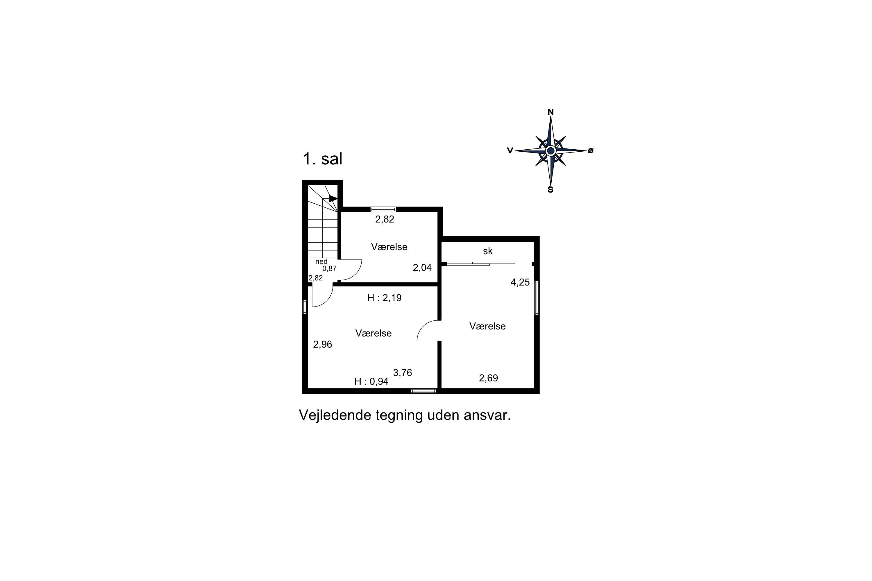 Plantegninger billede af Vandbækvej 27, Uggelhuse, 8960 Randers SØ