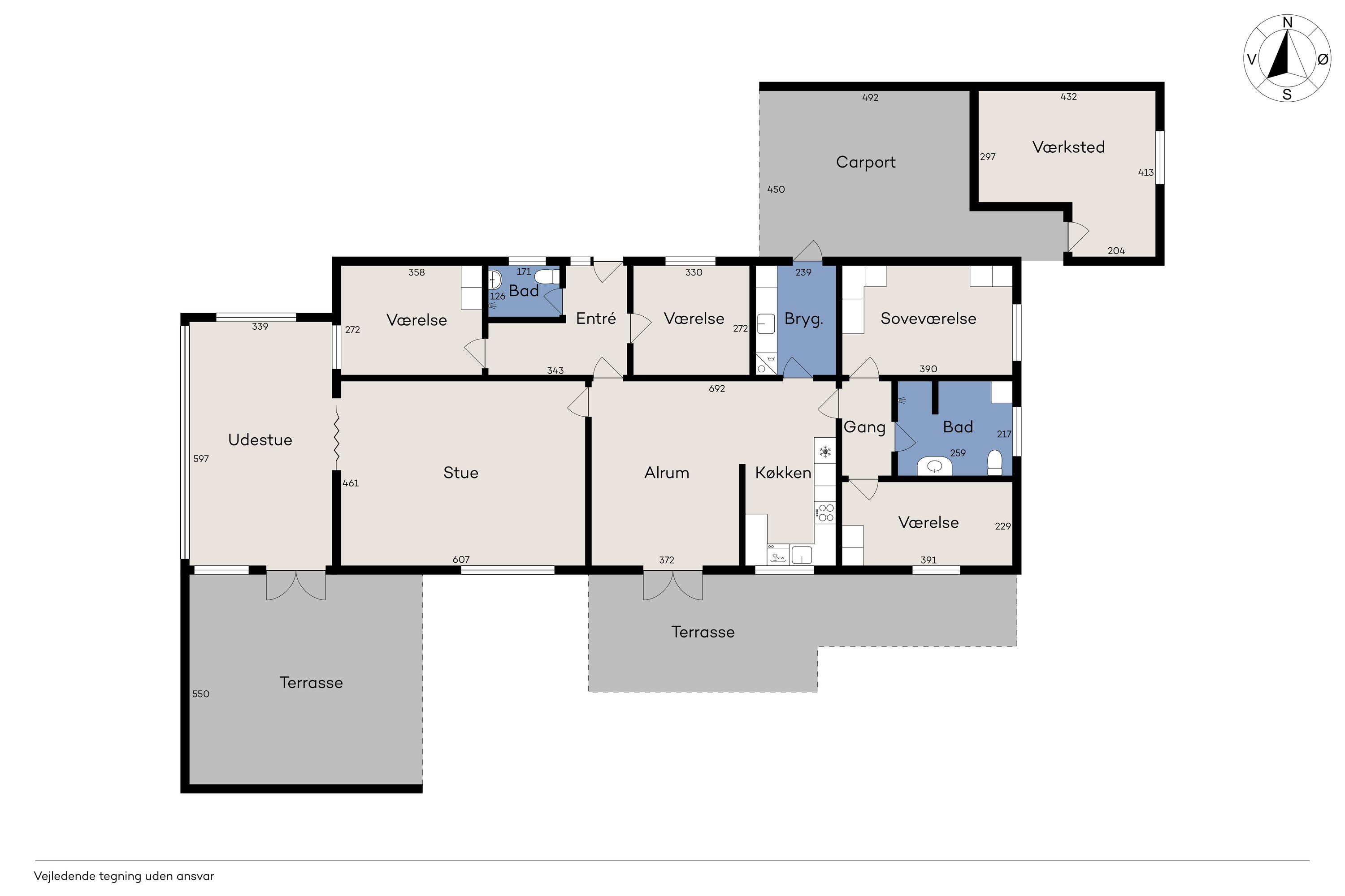 Plantegninger billede af Poppelvænget 21, Taulov, 7000 Fredericia