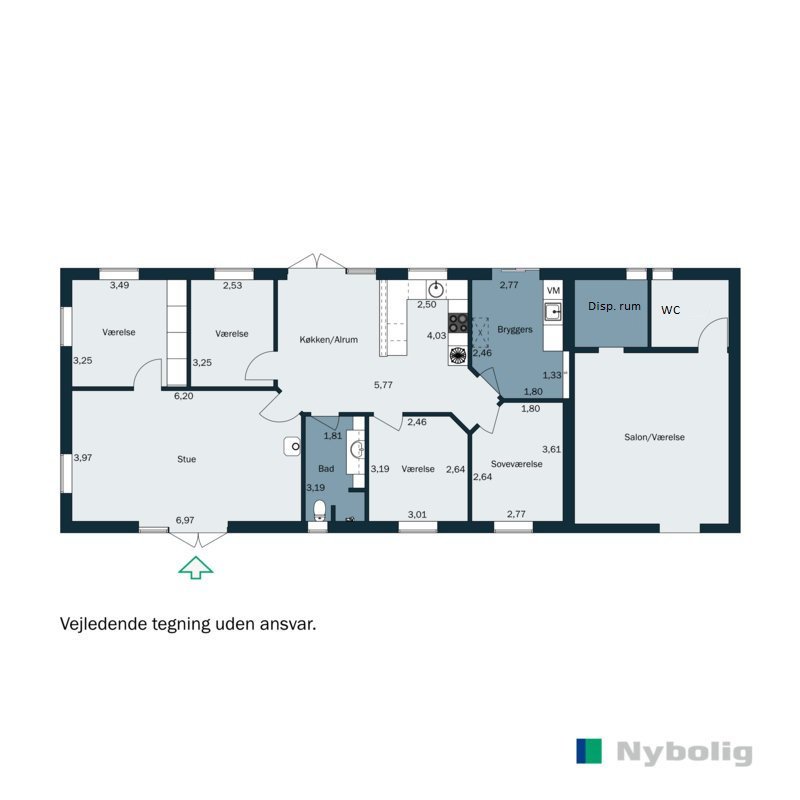 Plantegninger billede af Smedegade 55, Ørting, 8300 Odder