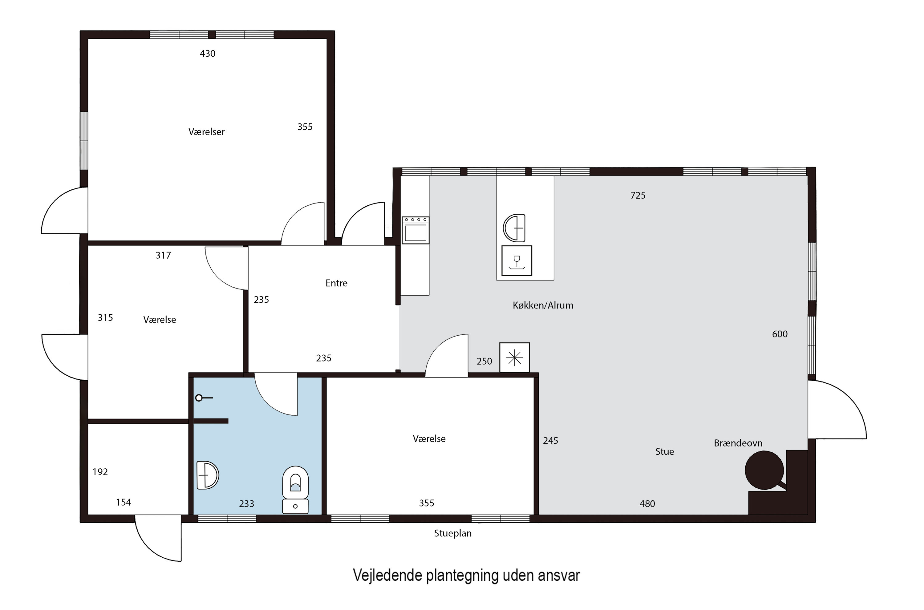 Plantegninger billede af Gammelhave 11, Helnæs, 5631 Ebberup