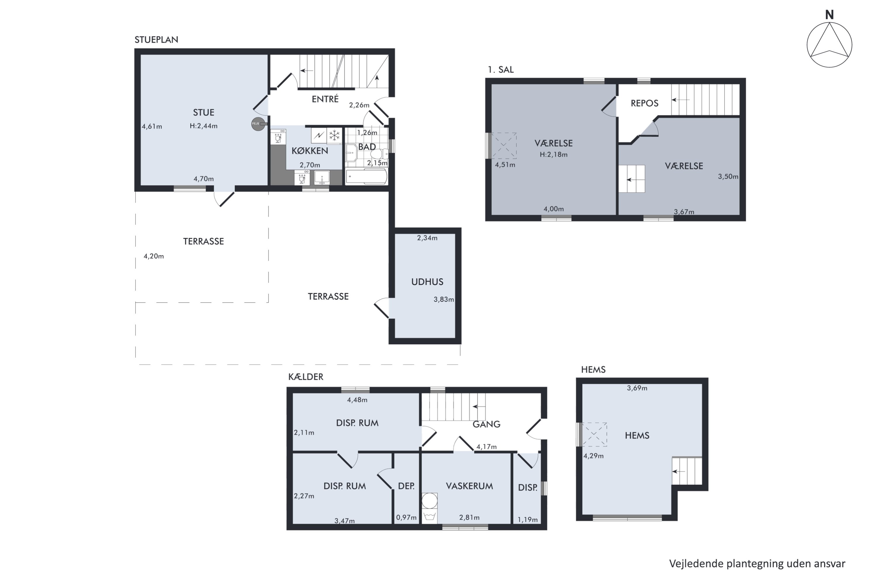 Plantegninger billede af Park Alle 7, 8550 Ryomgård