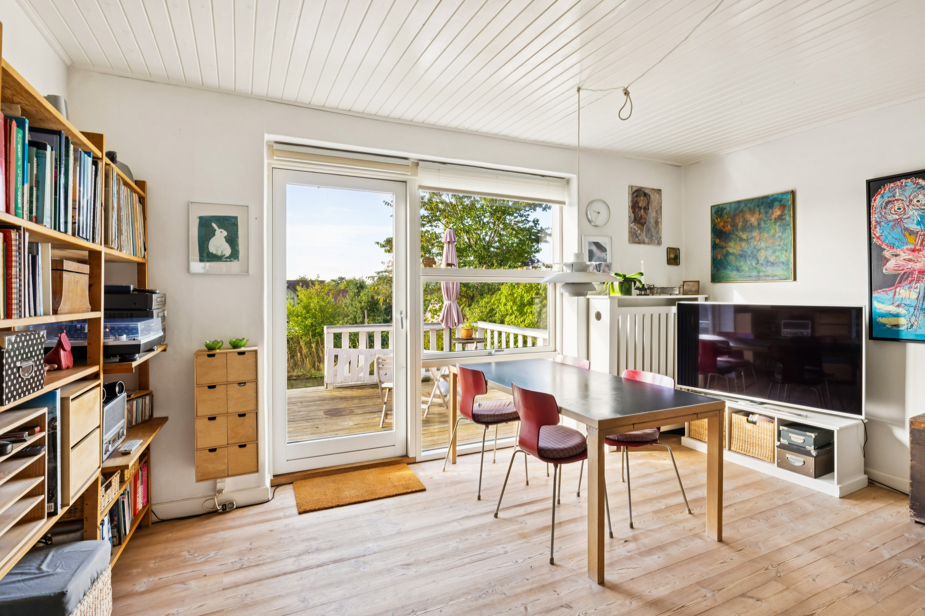 Fremhævet stue billede i fuldskærmstilstand. Billede af Park Alle 7, 8550 Ryomgård