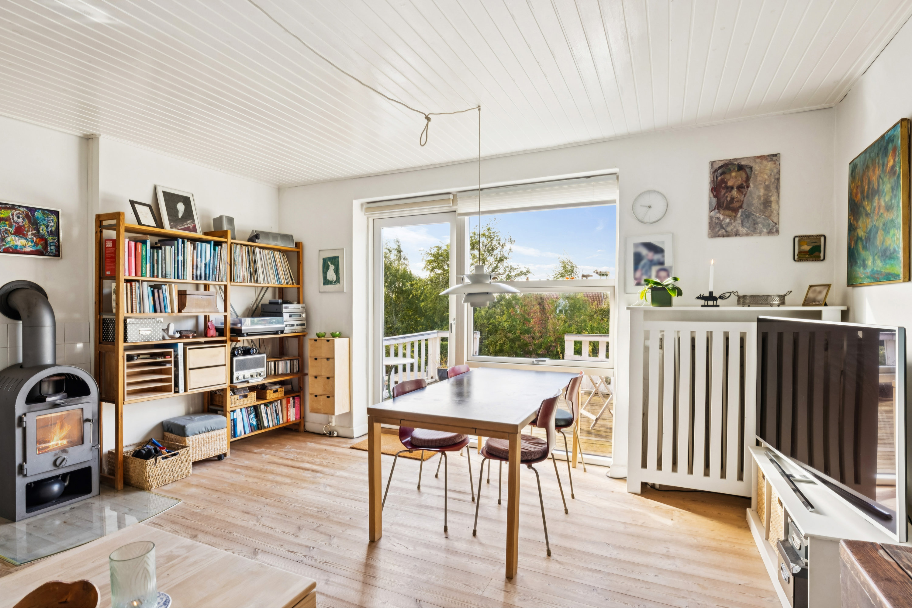 Fremhævet stue billede i fuldskærmstilstand. Billede af Park Alle 7, 8550 Ryomgård