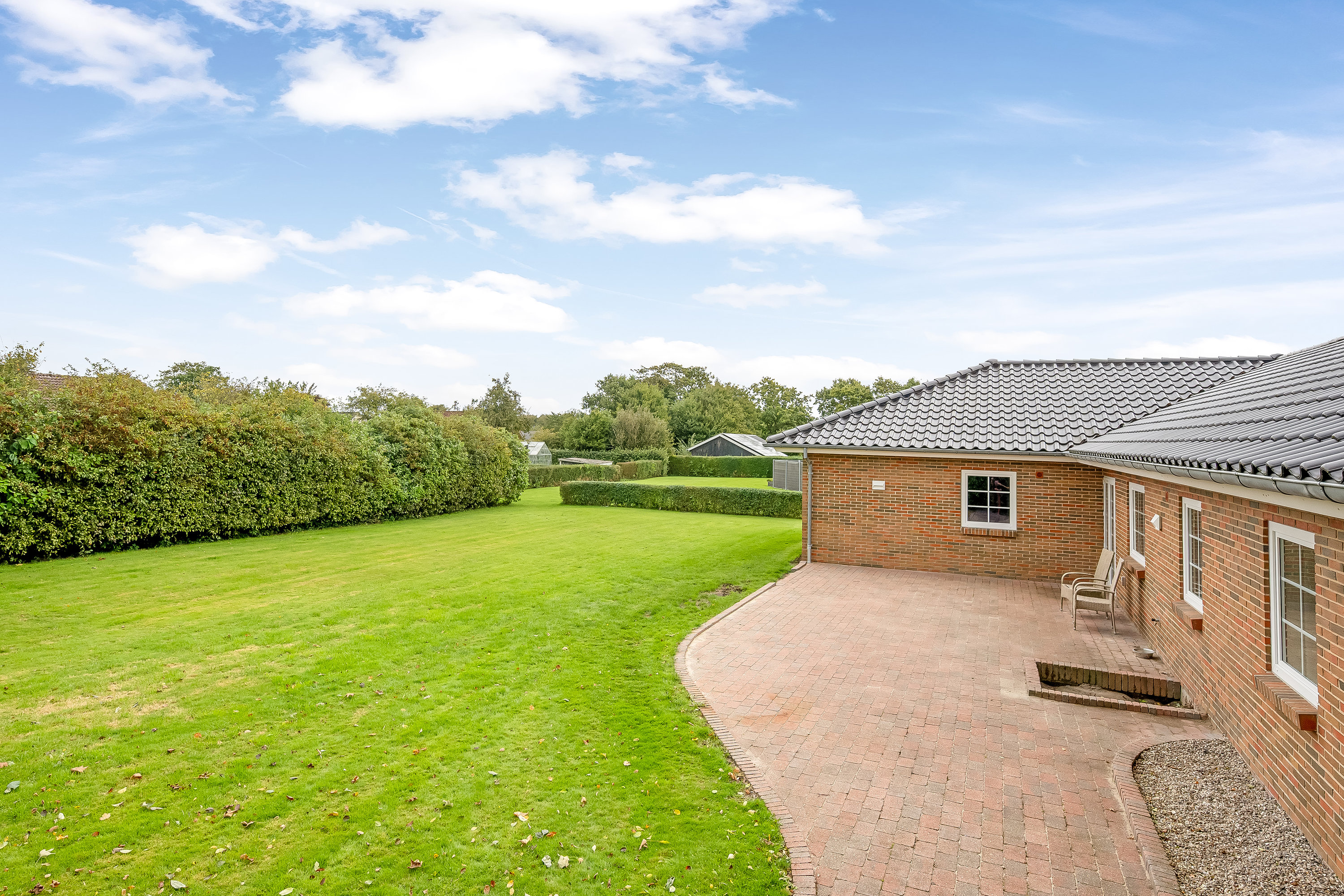 Fremhævet facade billede i fuldskærmstilstand. Billede af Ahornvej 20, Abild, 6270 Tønder