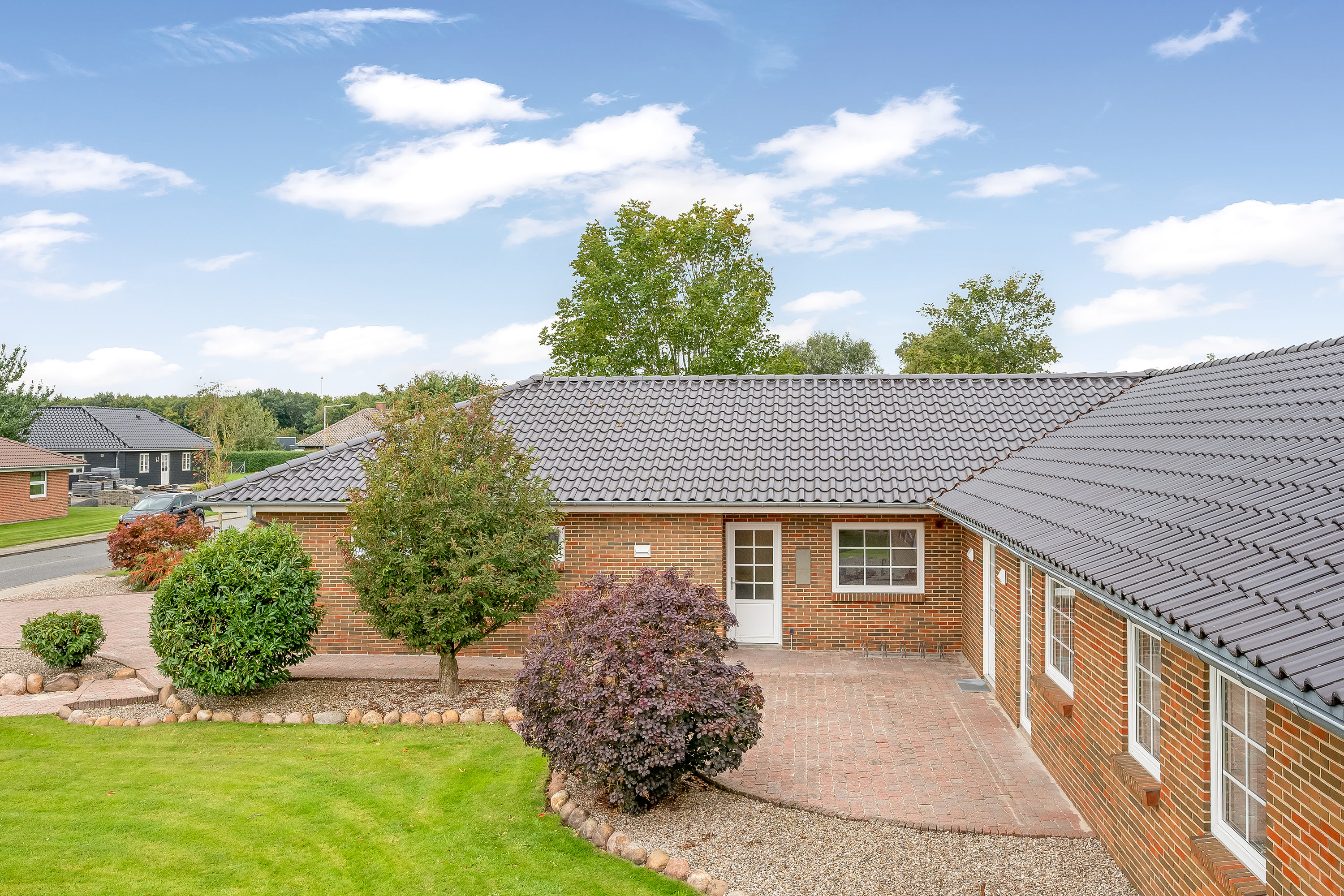 Fremhævet facade billede i fuldskærmstilstand. Billede af Ahornvej 20, Abild, 6270 Tønder