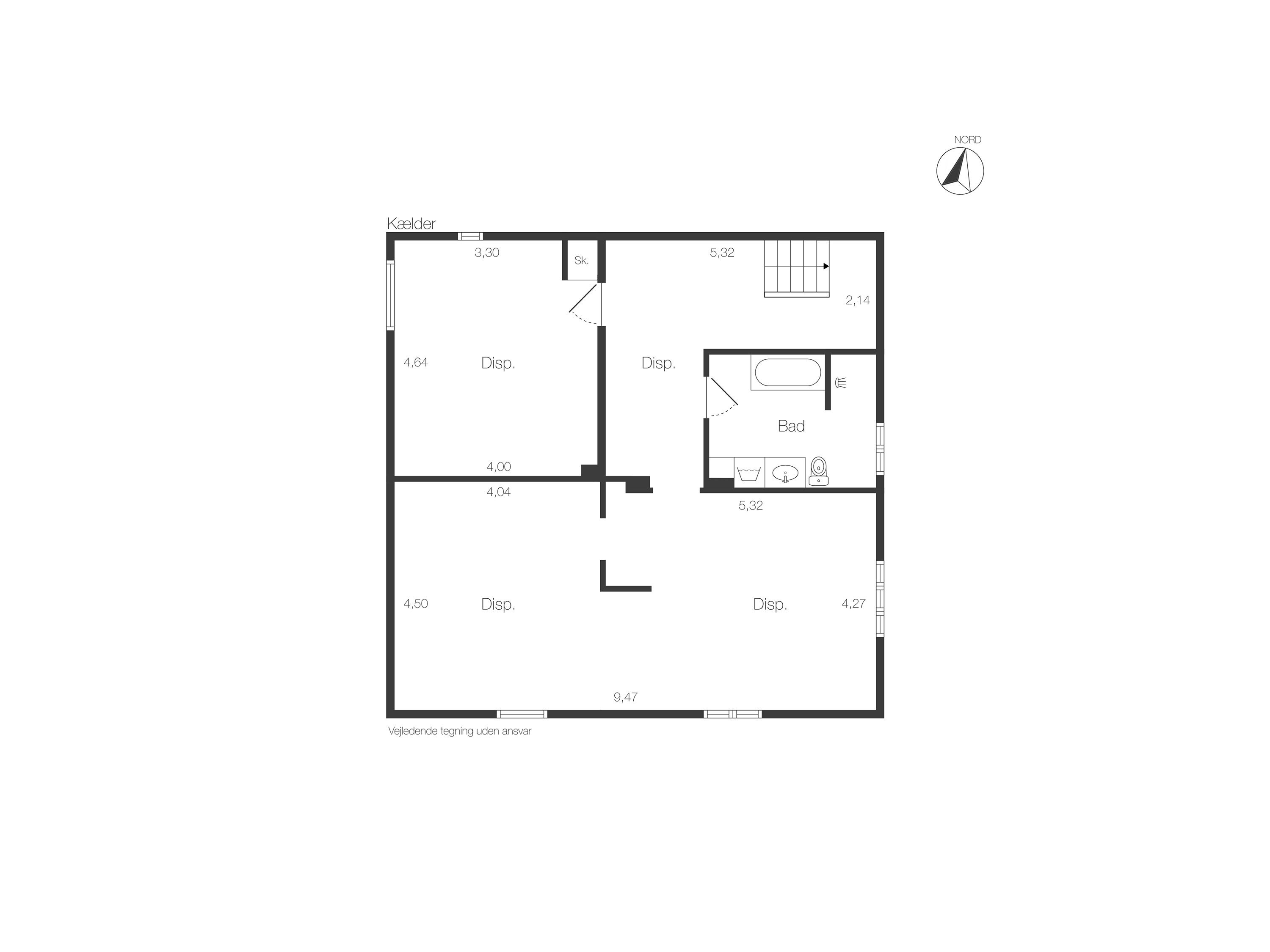Plantegninger billede af Søtoften 14, st.., 2820 Gentofte