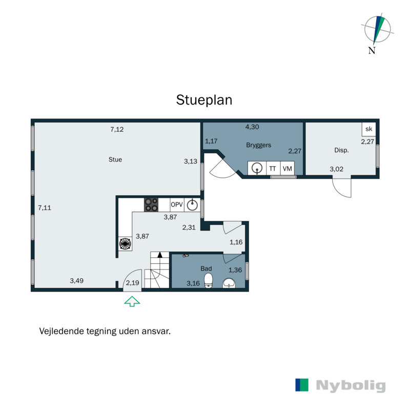 Plantegninger billede af Skolebakken 108, 6705 Esbjerg Ø