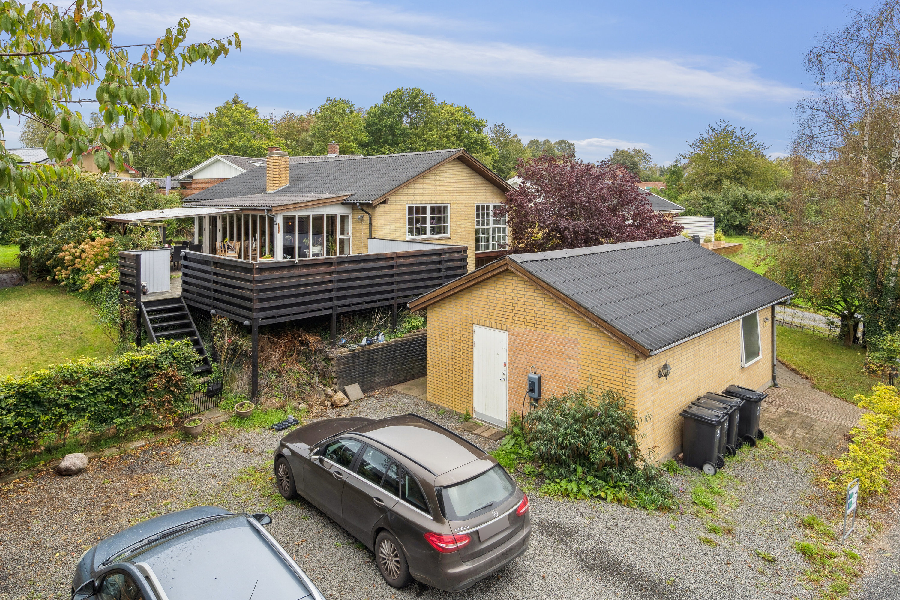 Fremhævet udsigt fra toppen billede i fuldskærmstilstand. Billede af Jægervænget 11, Tappernøje, 4733 Tappernøje