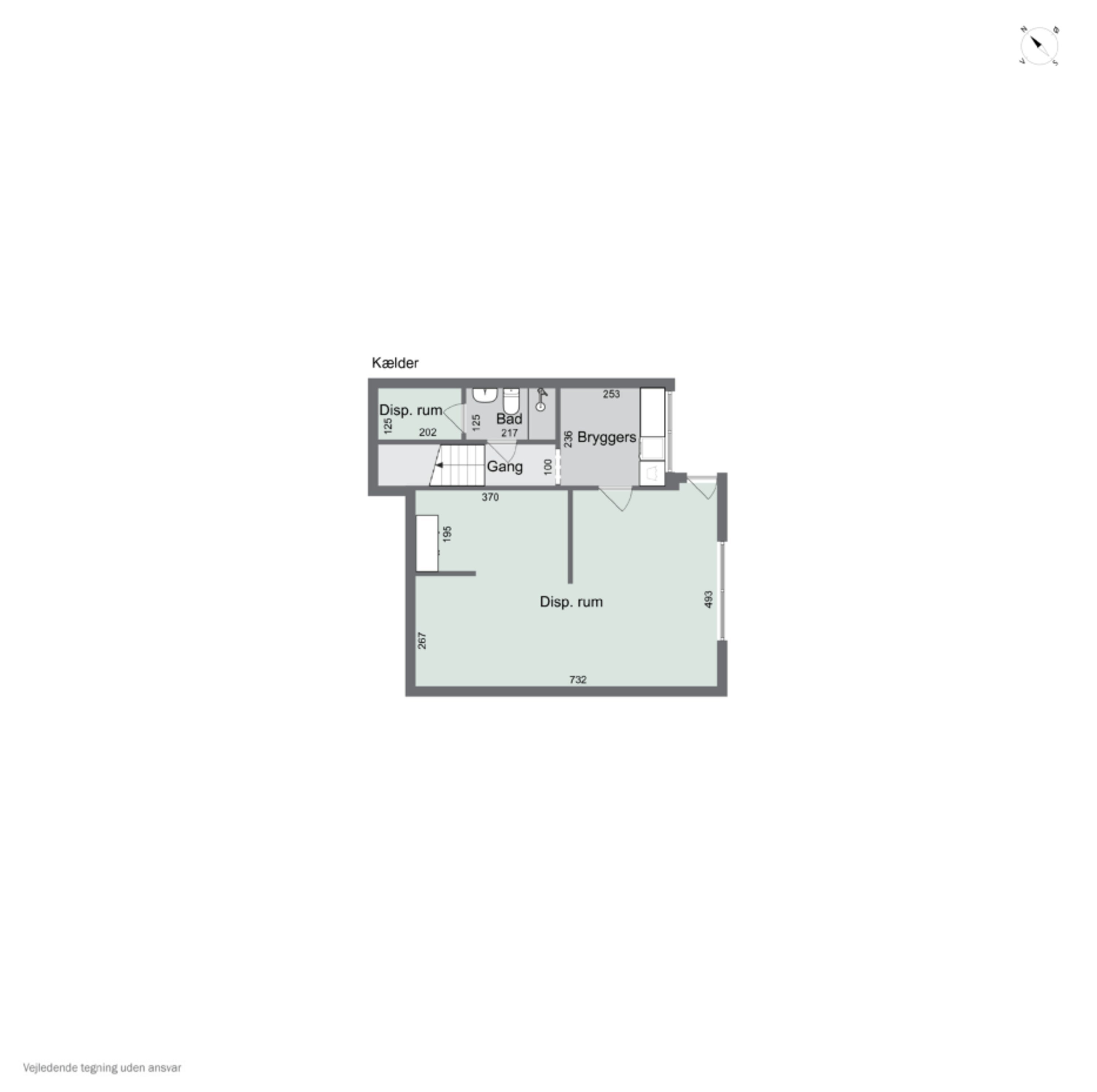 Plantegninger billede af Jægervænget 11, Tappernøje, 4733 Tappernøje