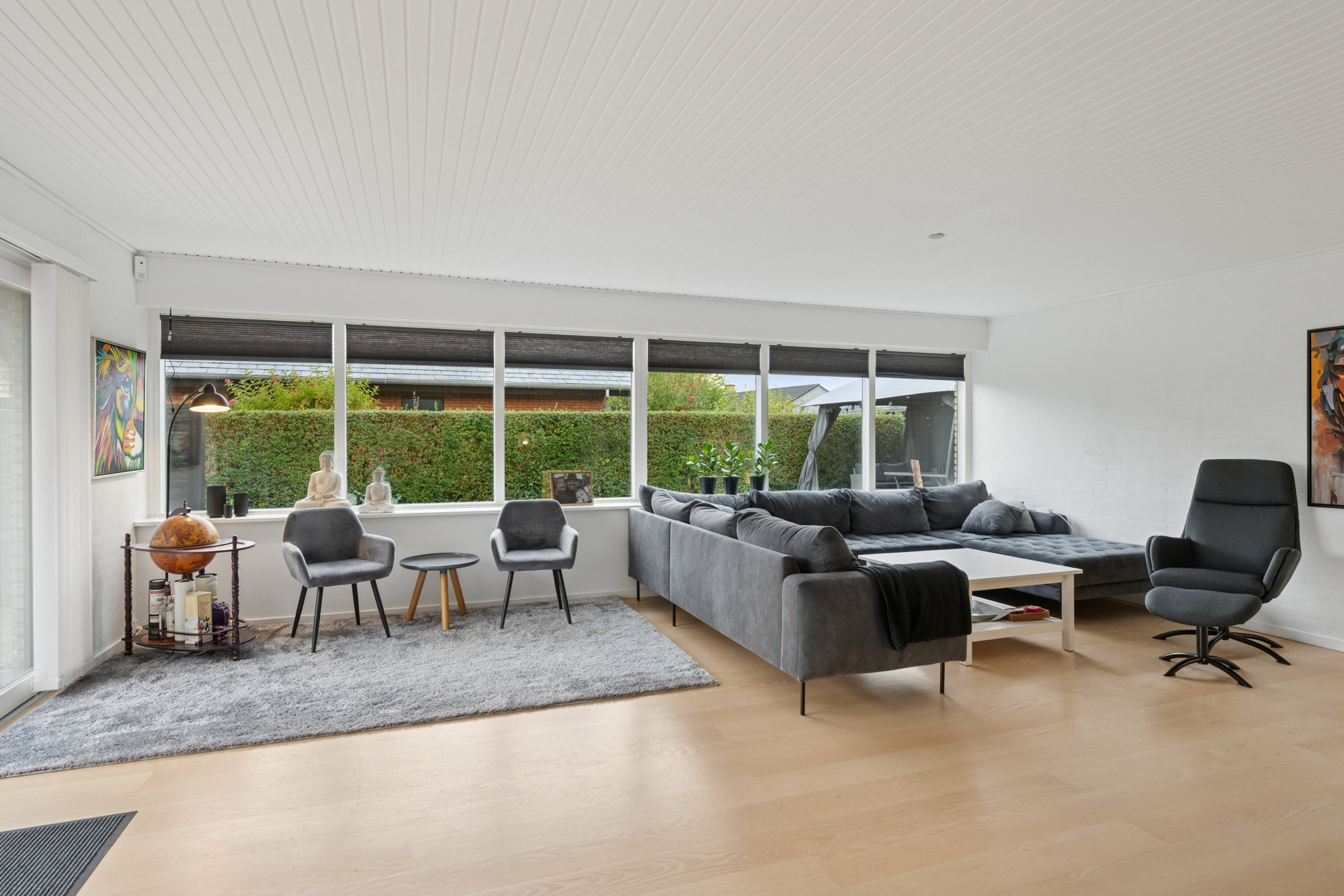 Fremhævet stue billede i fuldskærmstilstand. Billede af Blankager 13, 2620 Albertslund