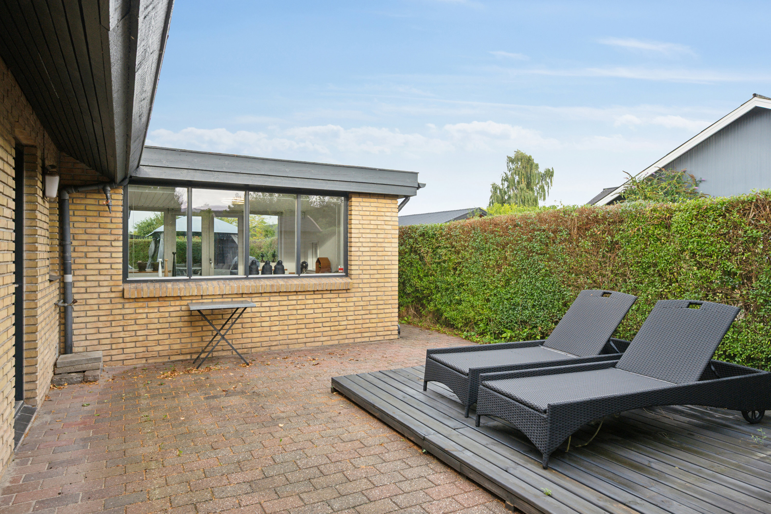 Fremhævet terrasse billede i fuldskærmstilstand. Billede af Blankager 13, 2620 Albertslund