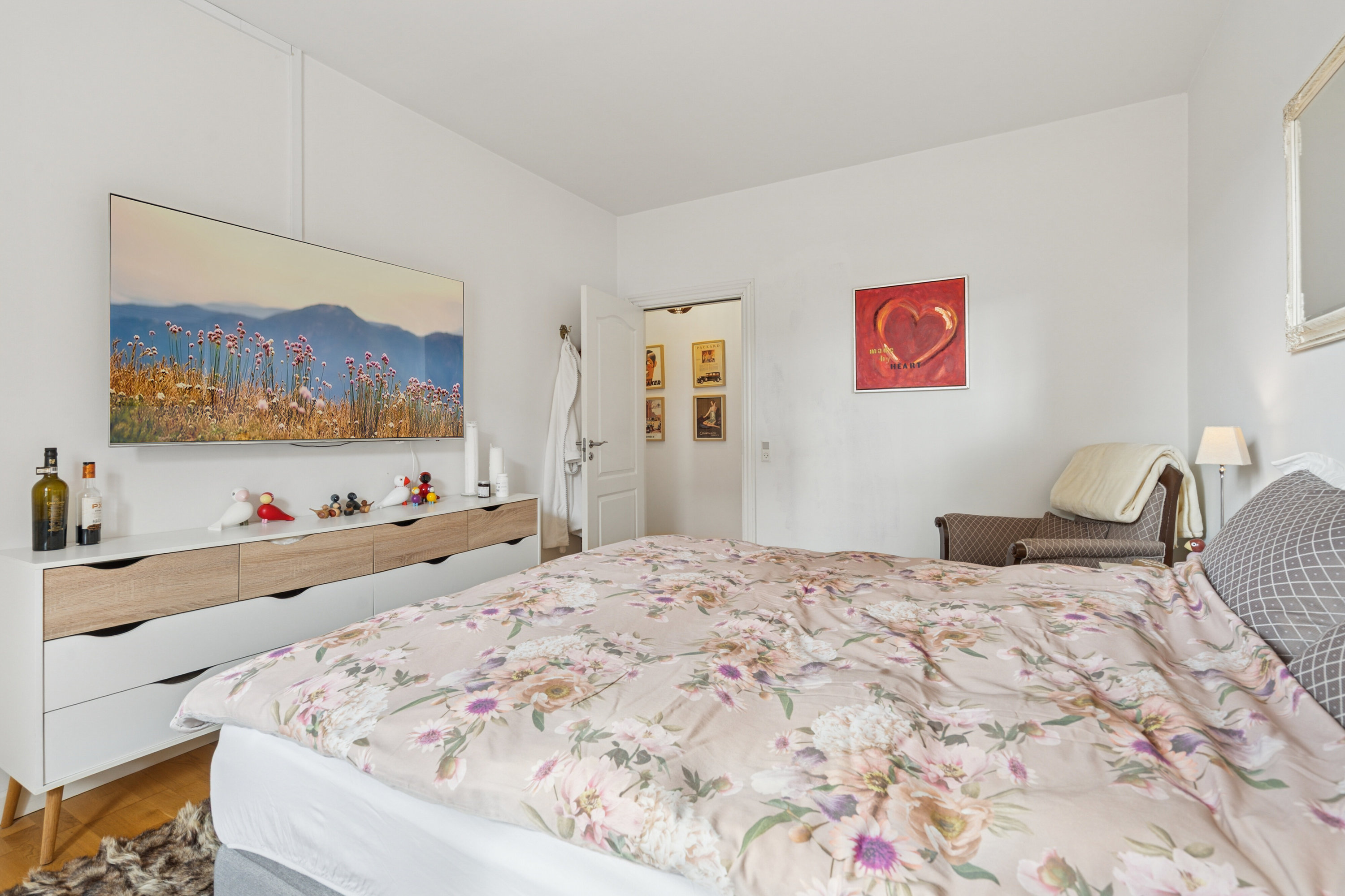 Fremhævet soveværelse billede i fuldskærmstilstand. Billede af Tyvelse Bygade 4, Tyvelse, 4171 Glumsø