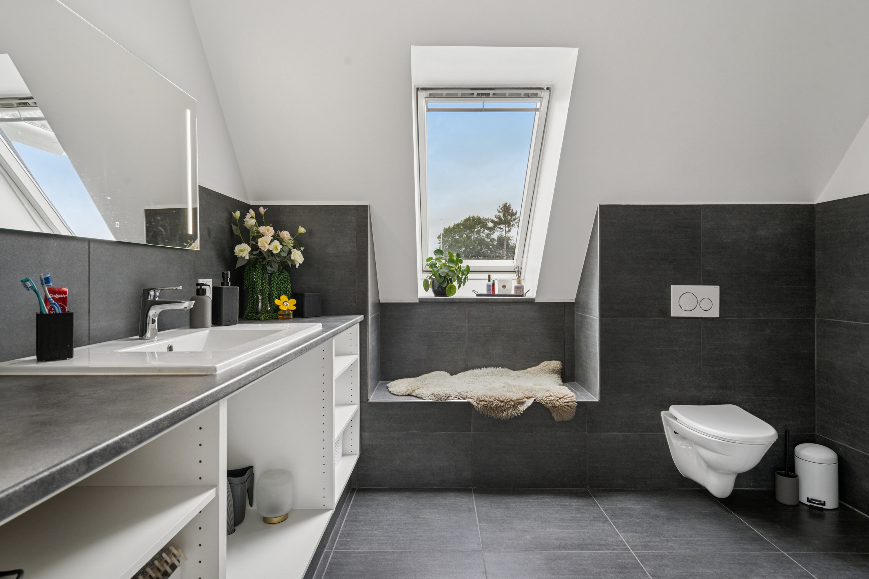 Fremhævet badeværelse billede i fuldskærmstilstand. Billede af Tyvelse Bygade 4, Tyvelse, 4171 Glumsø