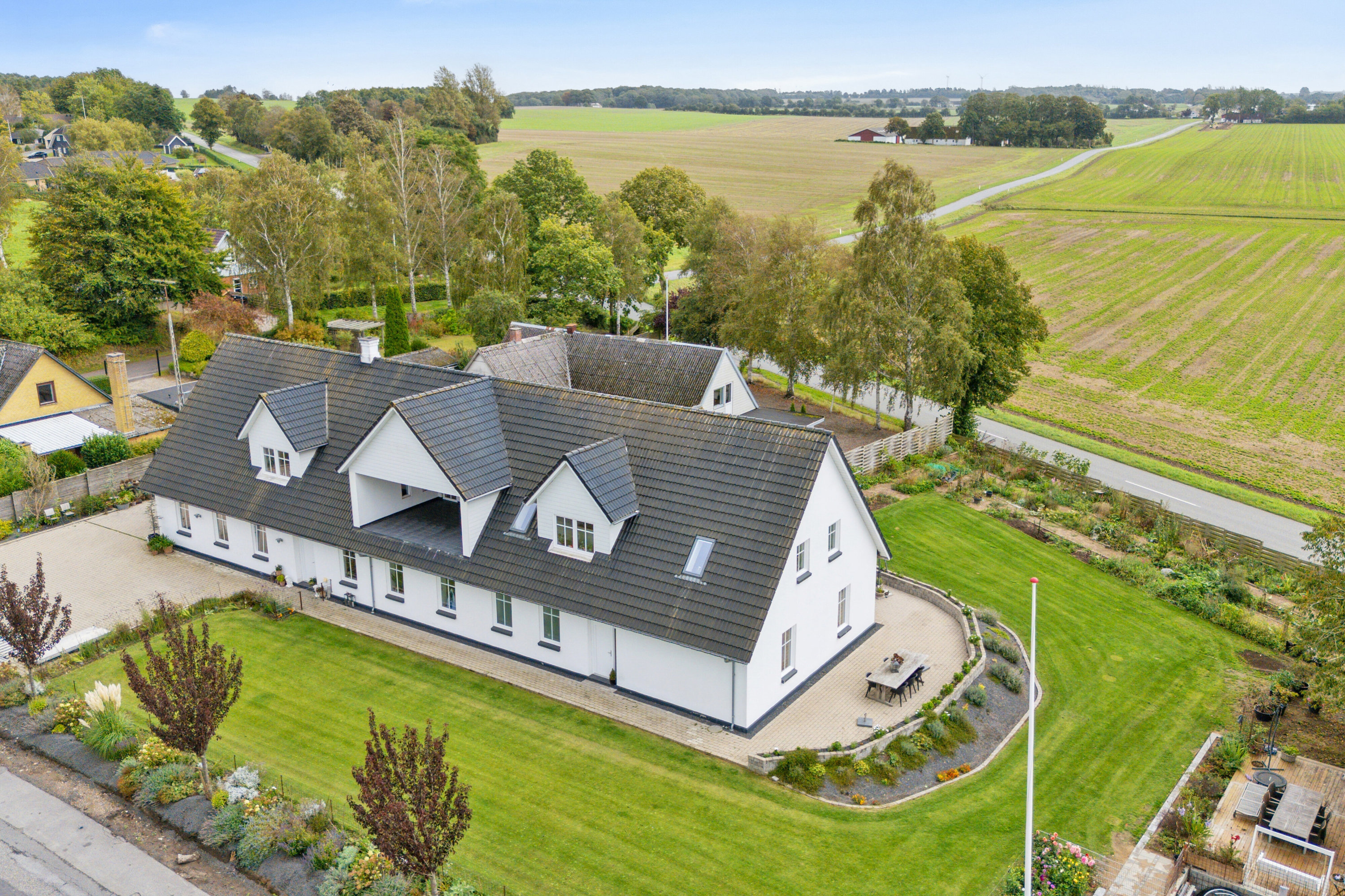 Miniaturebillede 1: luftfoto. Billede af Tyvelse Bygade 4, Tyvelse, 4171 Glumsø