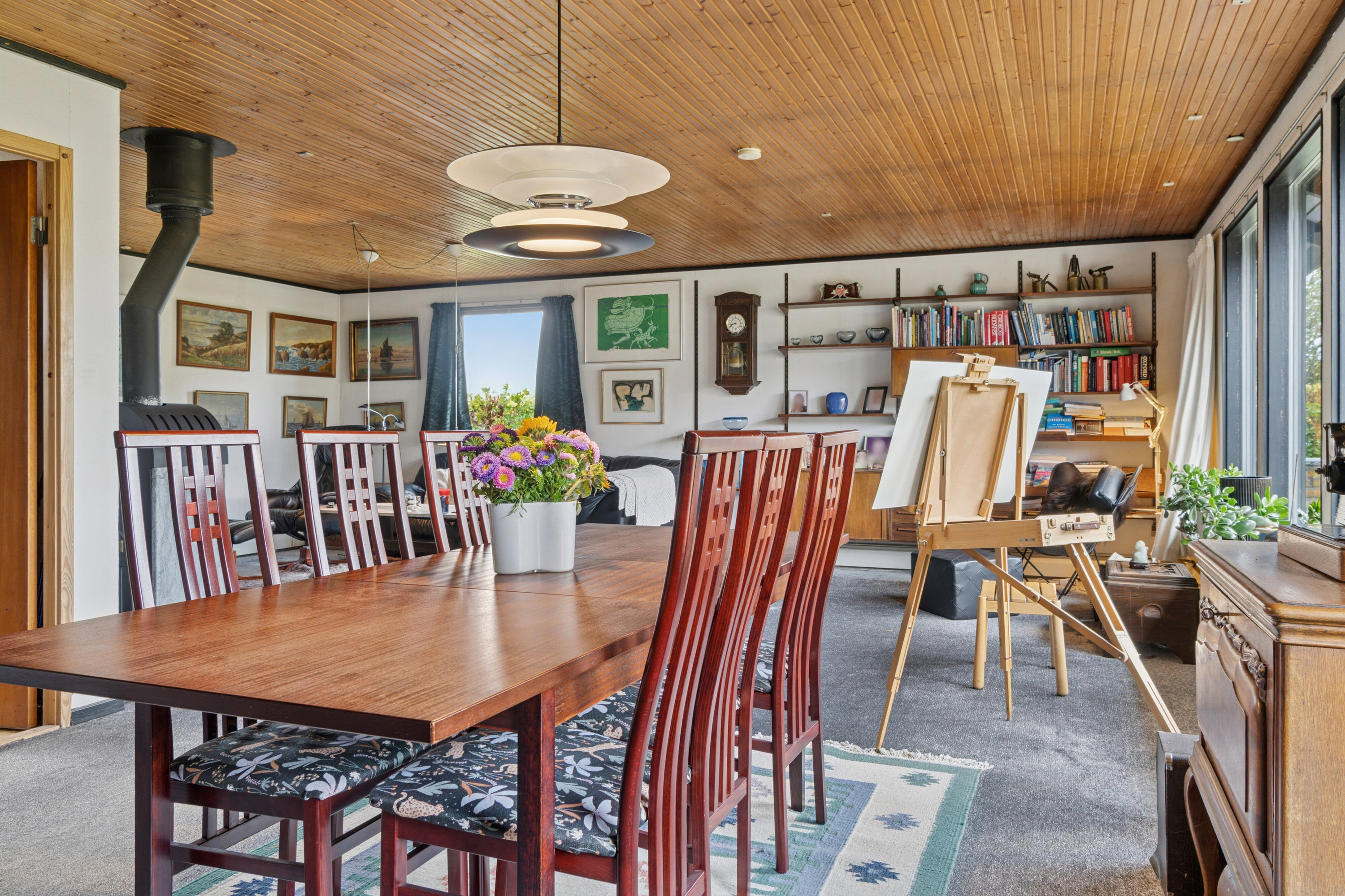 Fremhævet spisestue billede i fuldskærmstilstand. Billede af Rådalsvej 58, 4040 Jyllinge