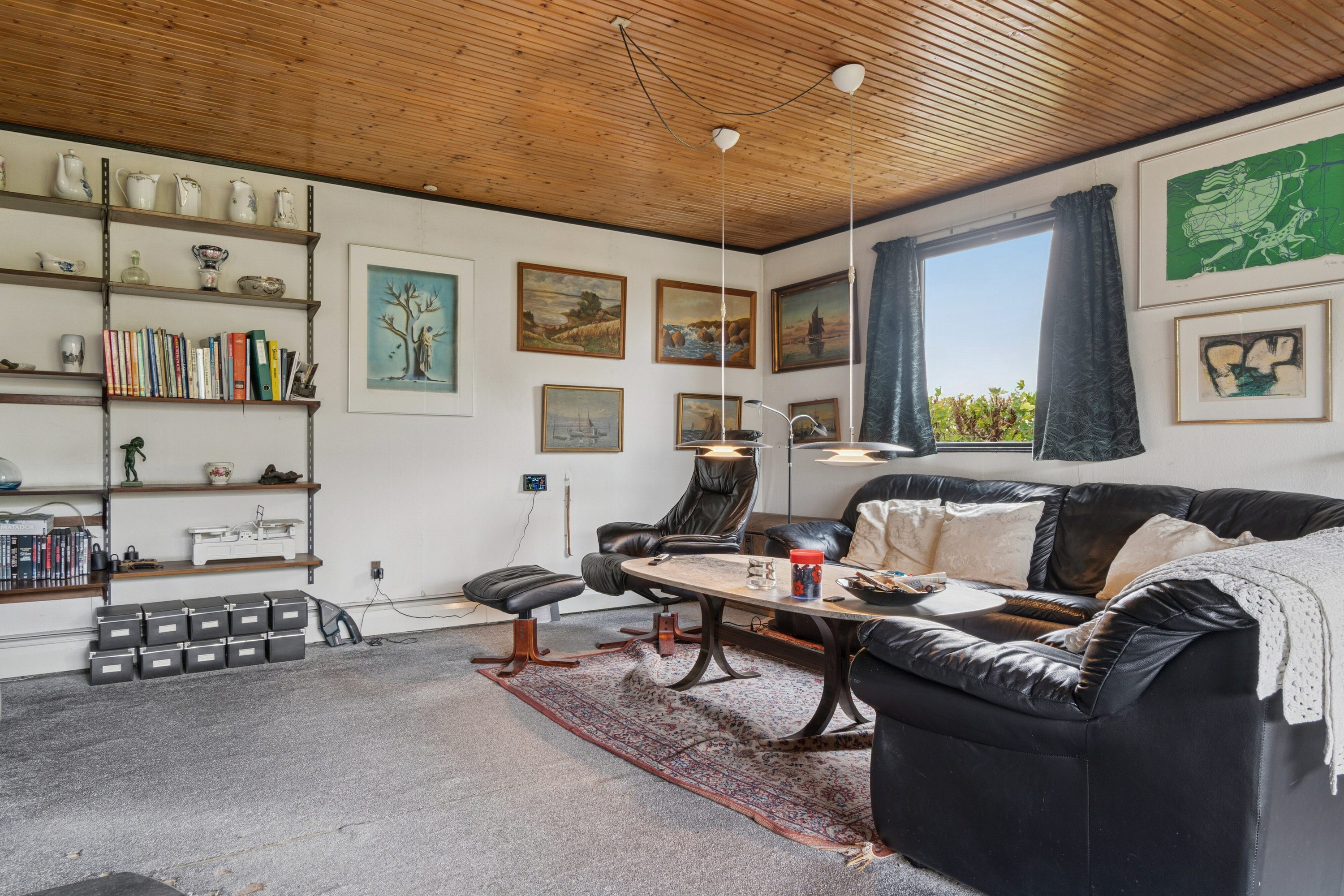 Fremhævet stue billede i fuldskærmstilstand. Billede af Rådalsvej 58, 4040 Jyllinge