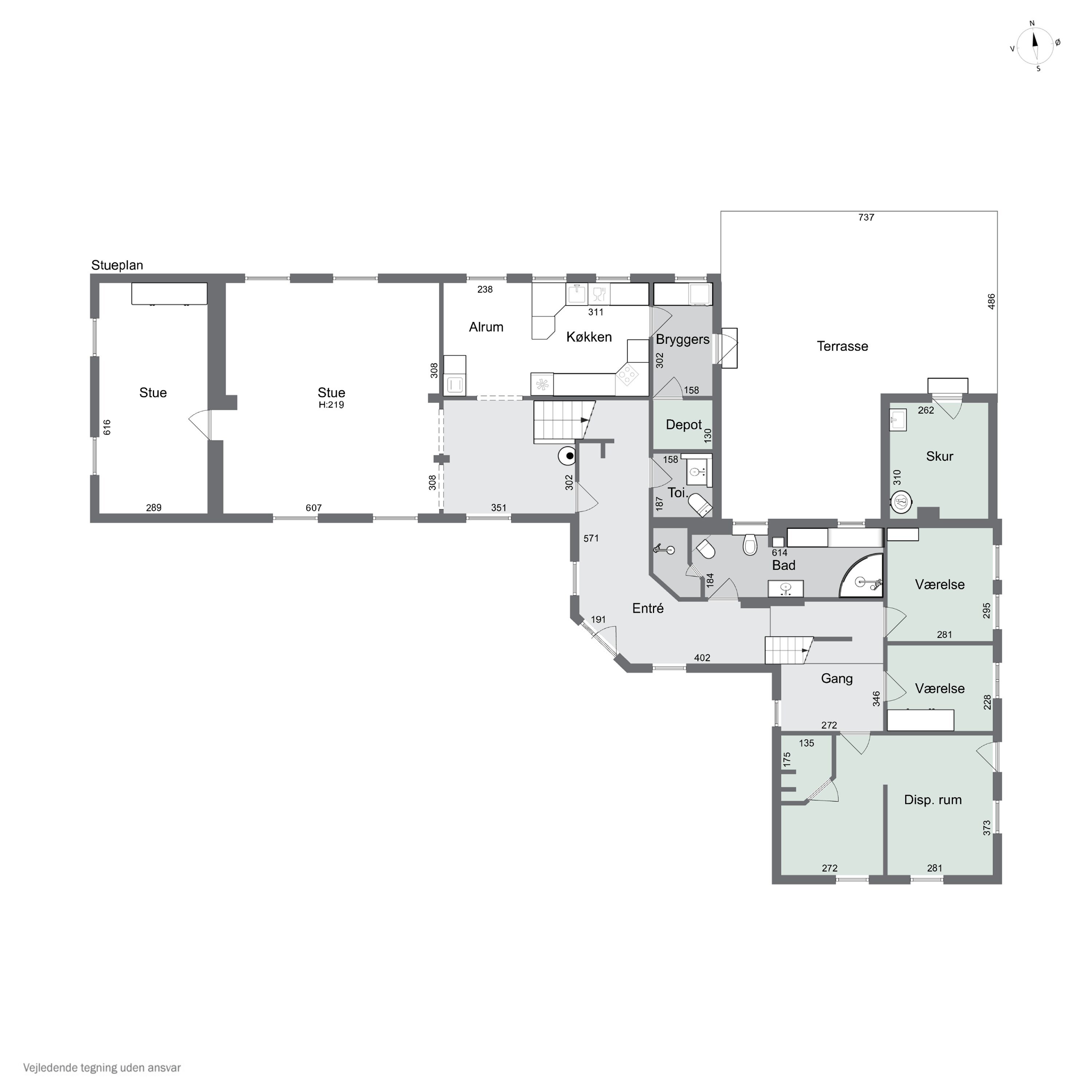 Plantegninger billede af Jyderupvej 34, Kongsted, 4683 Rønnede