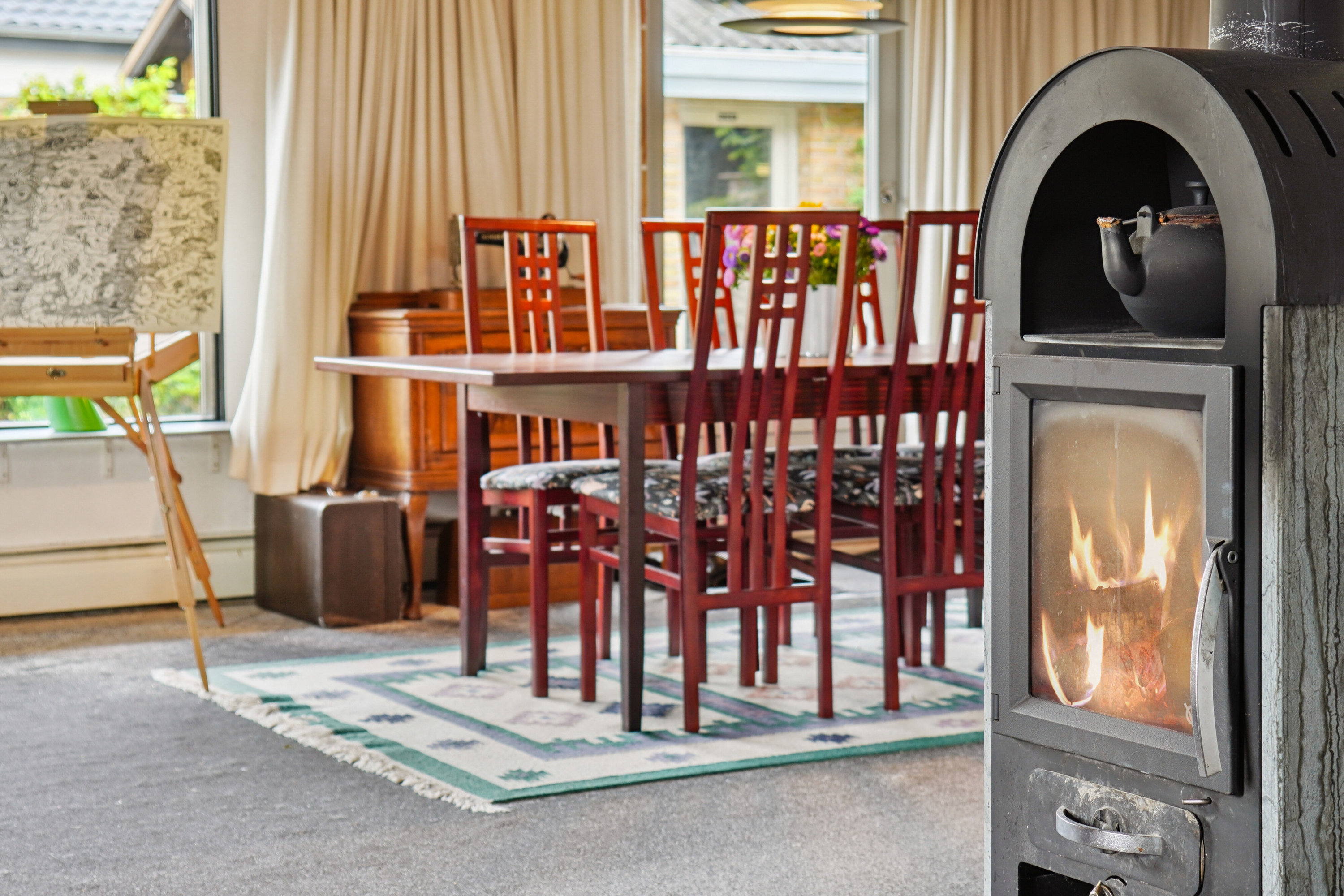 Fremhævet spisestue billede i fuldskærmstilstand. Billede af Rådalsvej 58, 4040 Jyllinge