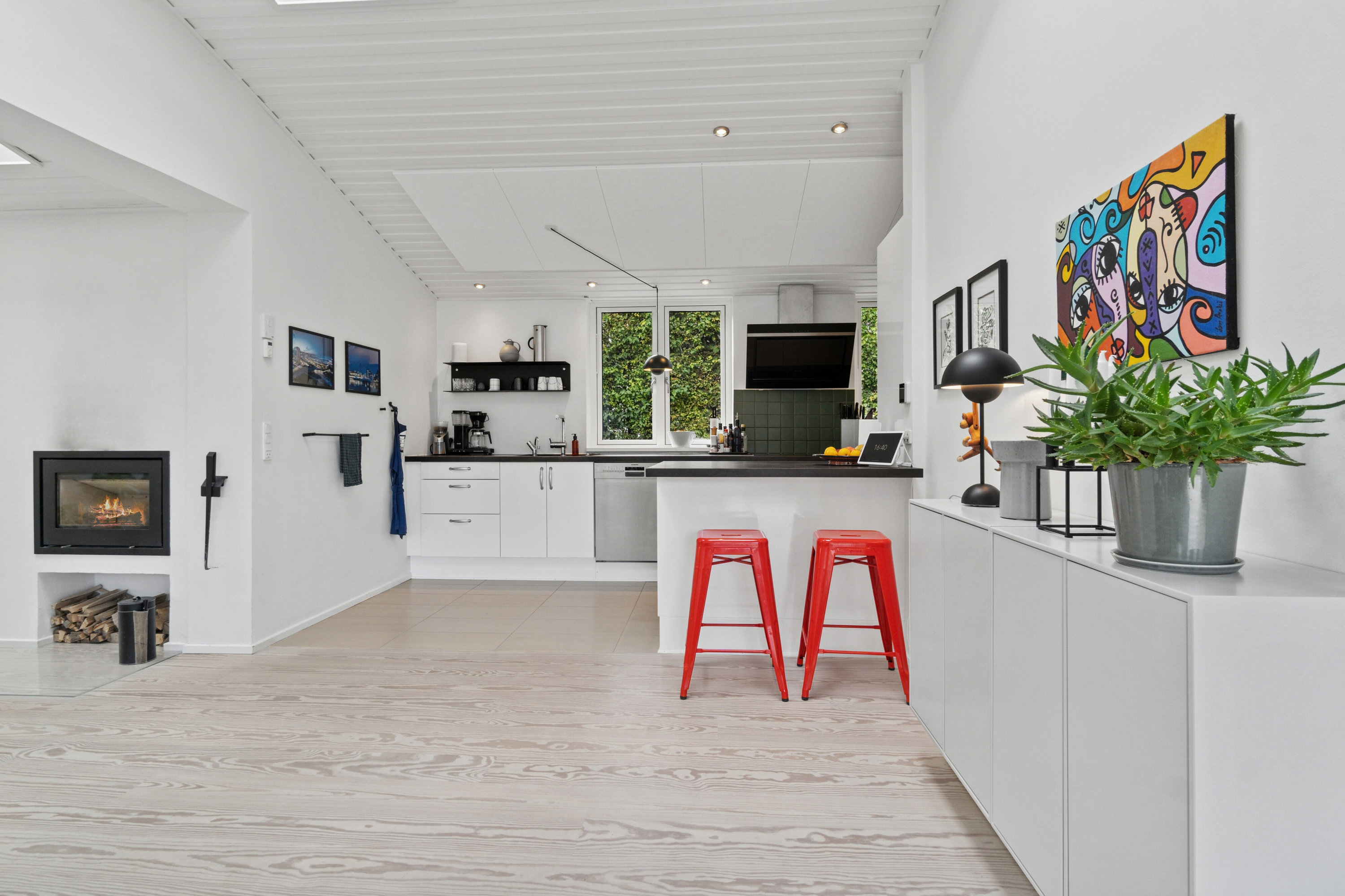 Fremhævet køkken billede i fuldskærmstilstand. Billede af Egernvej 14, 8270 Højbjerg