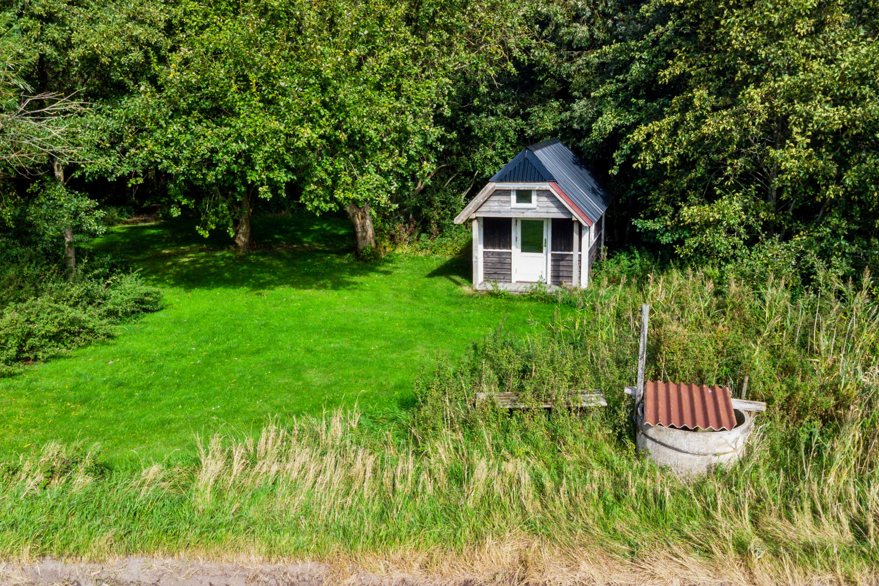 Fremhævet luftfoto billede i fuldskærmstilstand. Billede af P Hansens Gyden 17, Gyngstrup Mark, 5450 Otterup