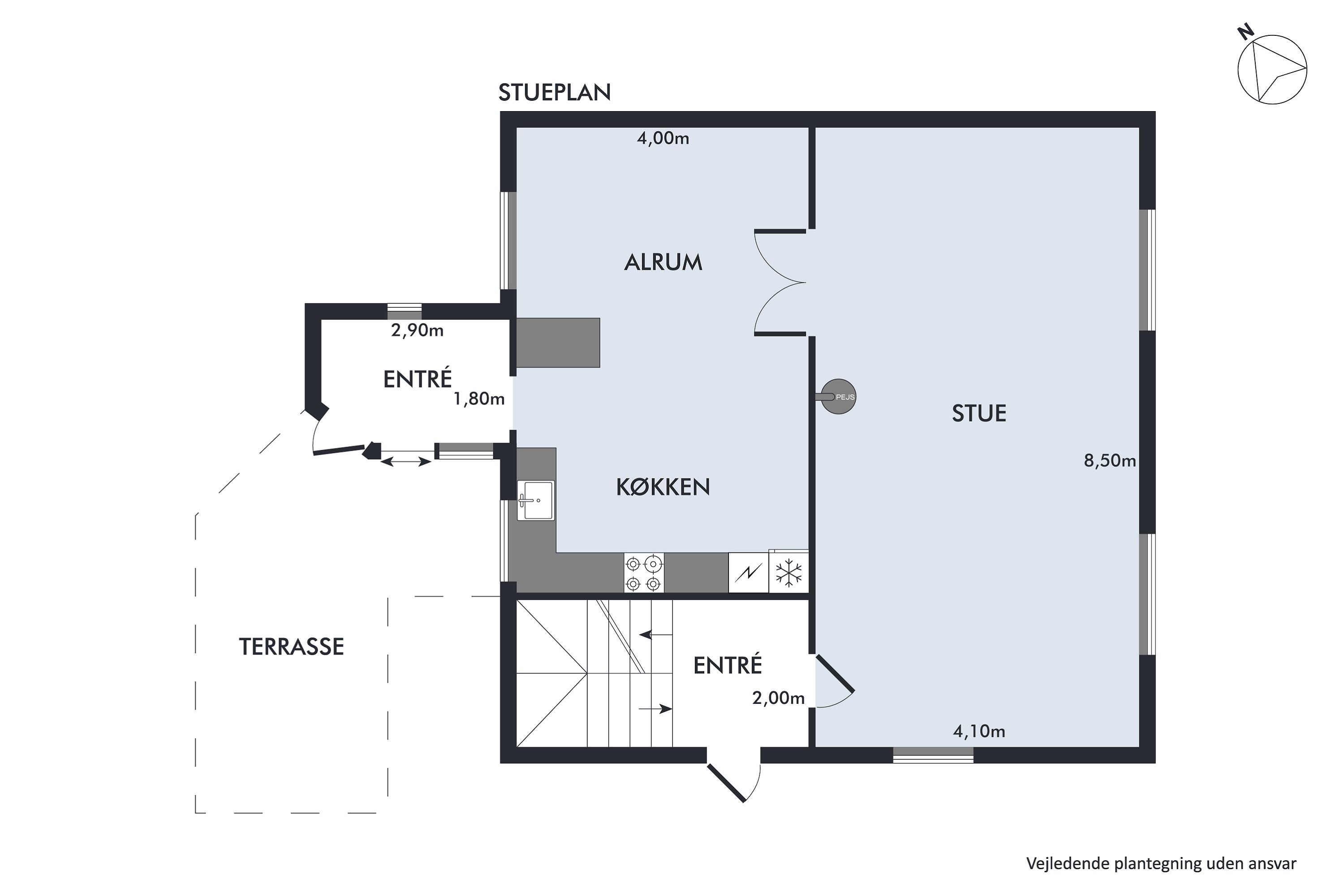 Plantegninger billede af Rolighedsvej 8, 4450 Jyderup