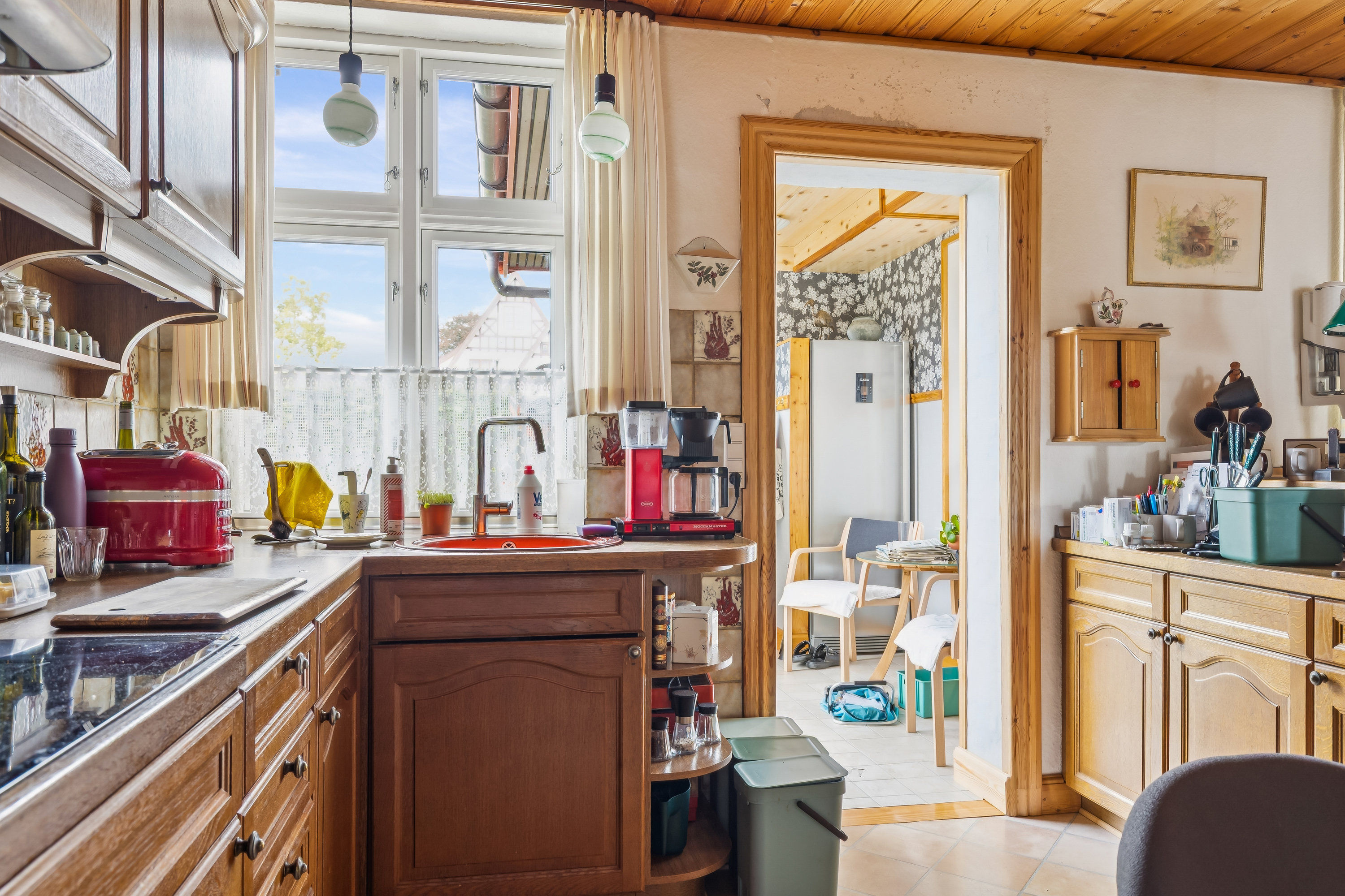 Fremhævet køkken billede i fuldskærmstilstand. Billede af Rolighedsvej 8, 4450 Jyderup