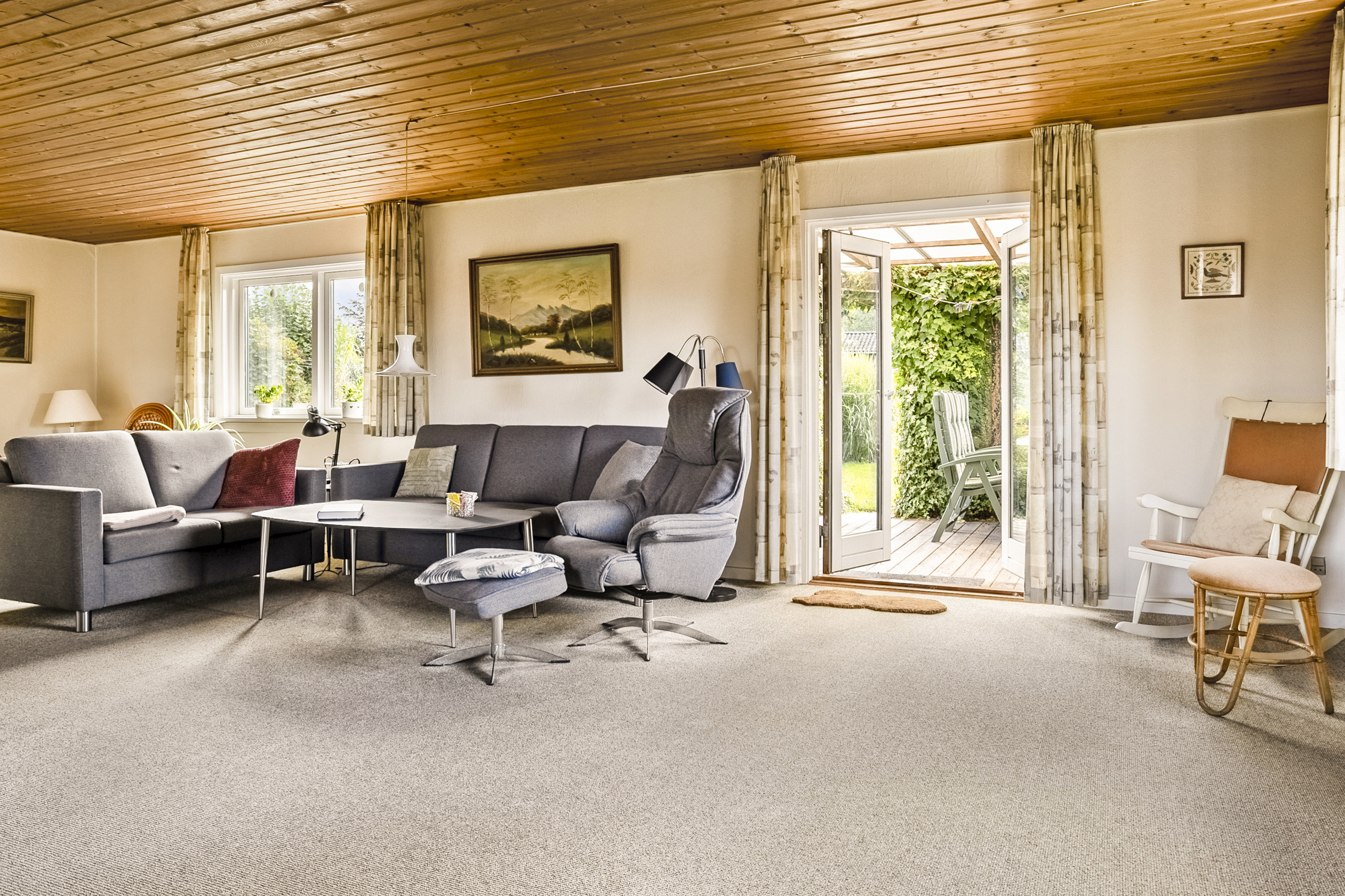 Fremhævet stue billede i fuldskærmstilstand. Billede af Grønningen 2, Hornsyld, 8783 Hornsyld