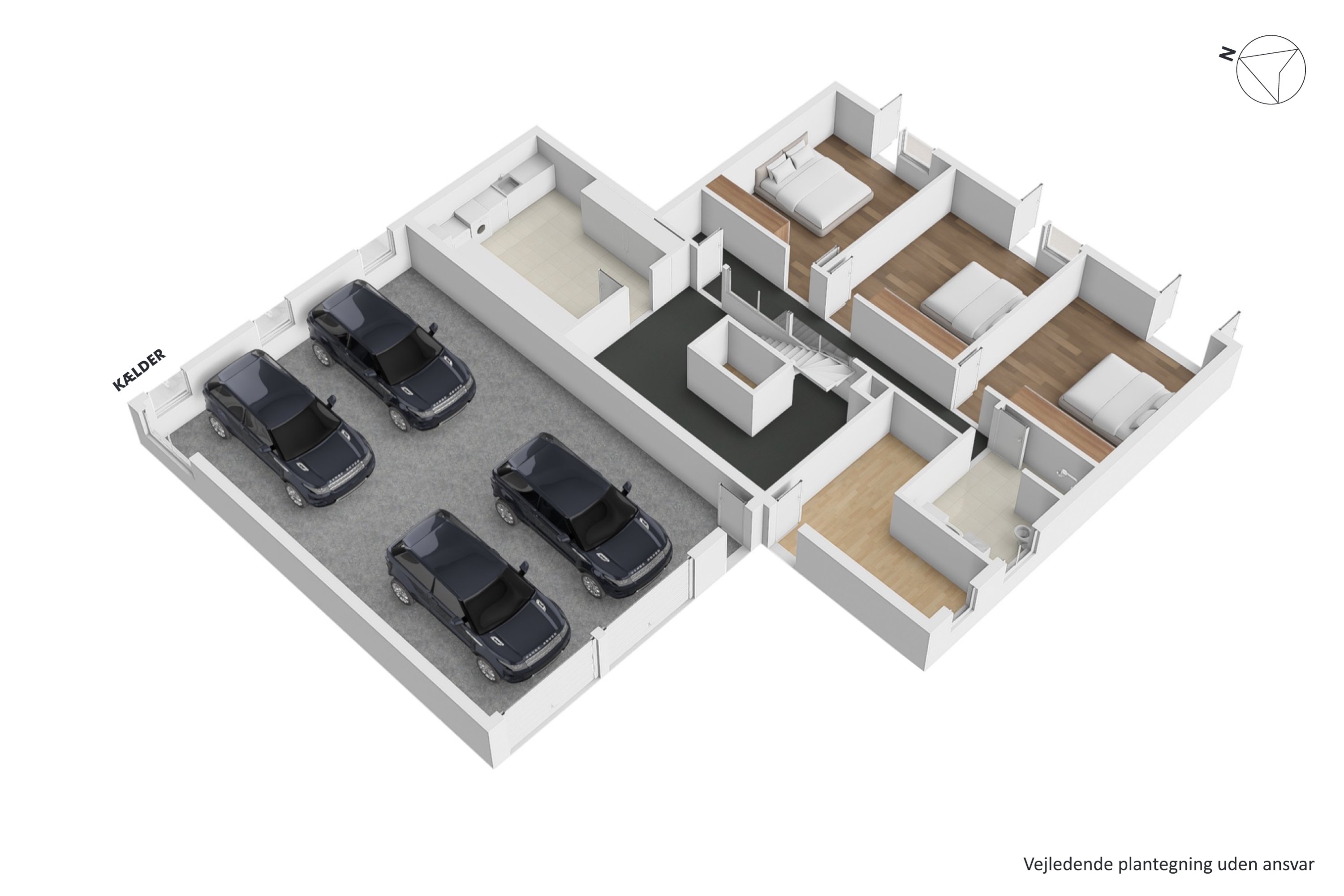 Plantegninger billede af Holmebakken 48, 8382 Hinnerup