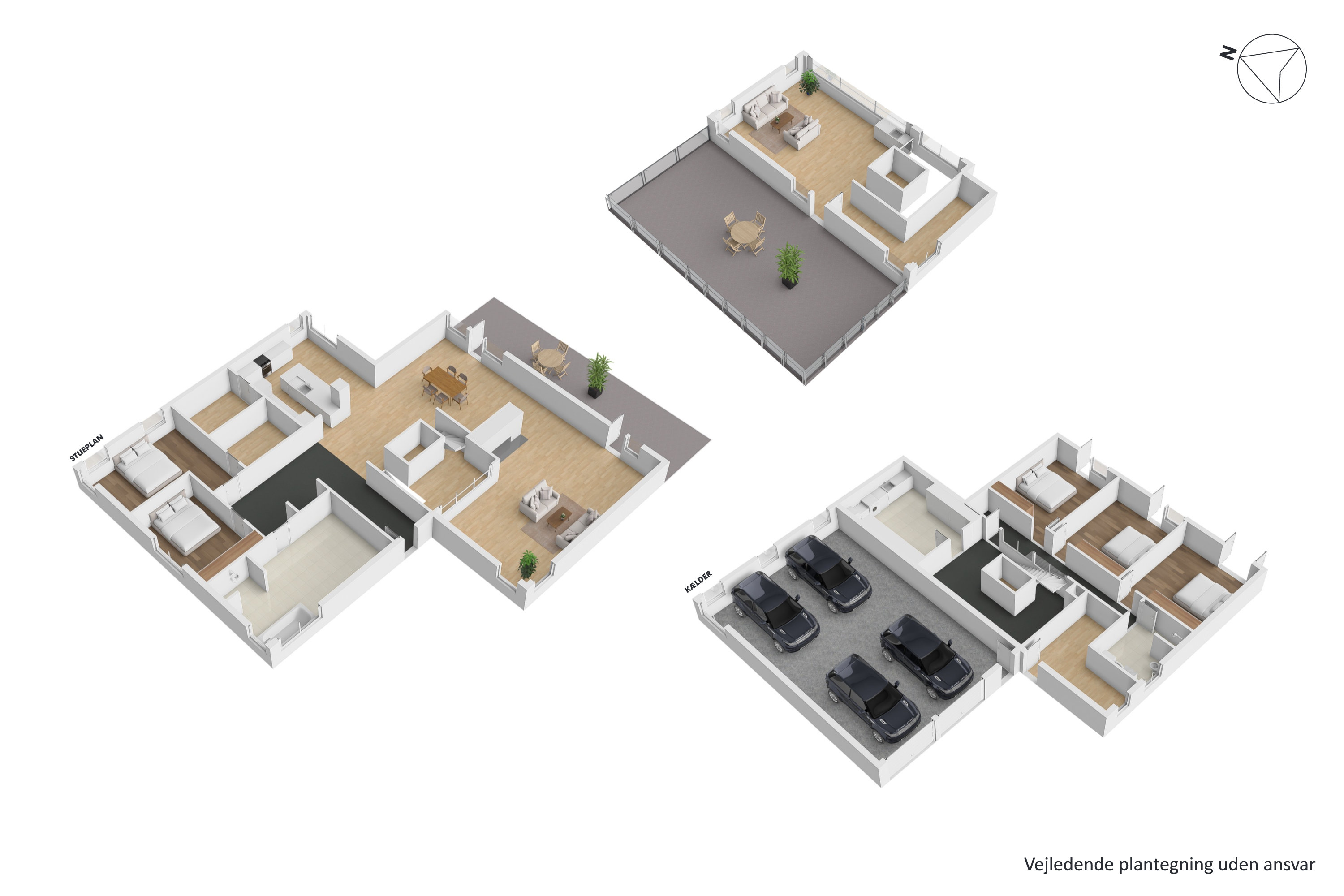Plantegninger billede af Holmebakken 48, 8382 Hinnerup