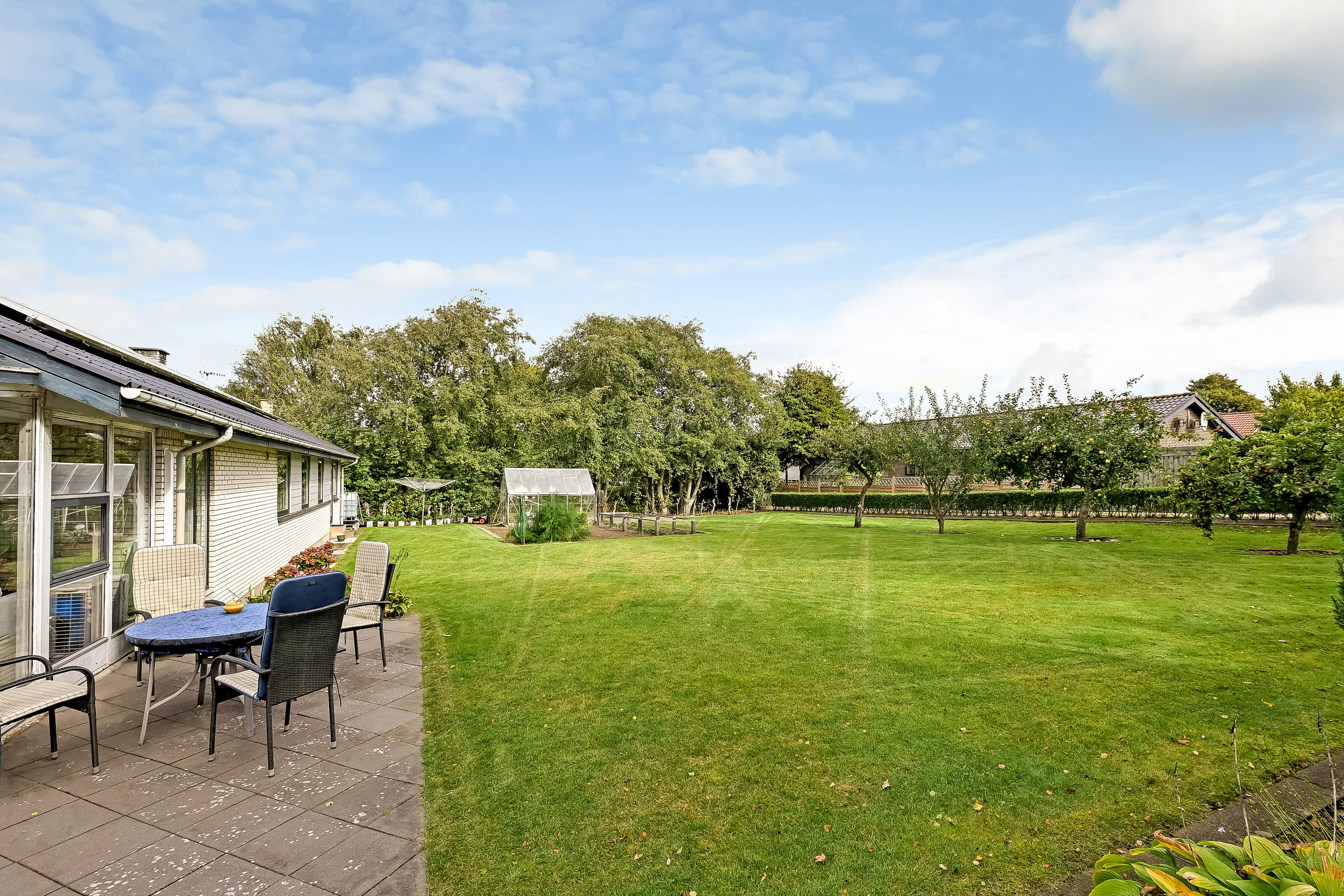 Fremhævet have billede i fuldskærmstilstand. Billede af Kirkevænget 10, Herrup, 7830 Vinderup